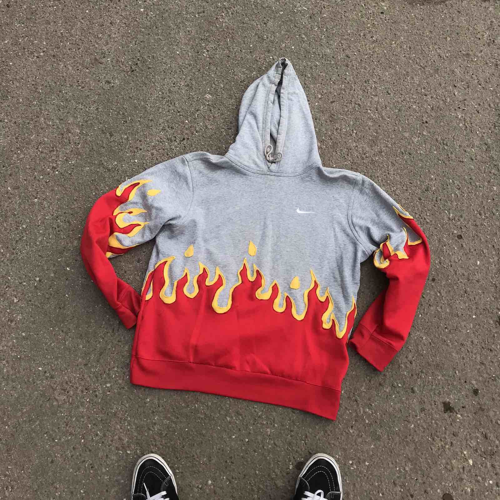 Vintage Nike Custom Hoodie 90s