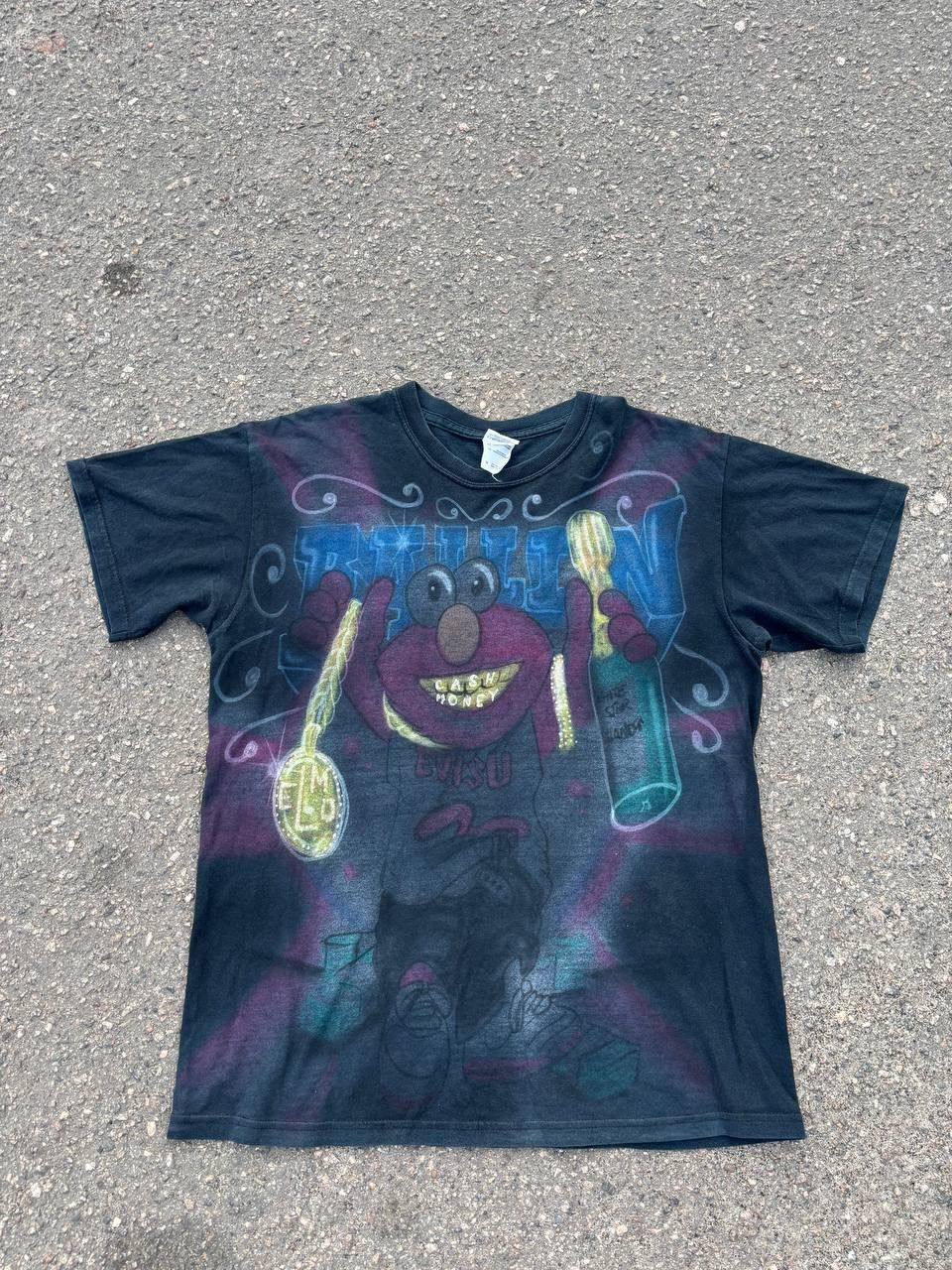 Vintage Vintage Y2K Animal Muppets Sesame Rap Ballin Shirt Size US M / EU 48-50 / 2 - 1 Thumbnail