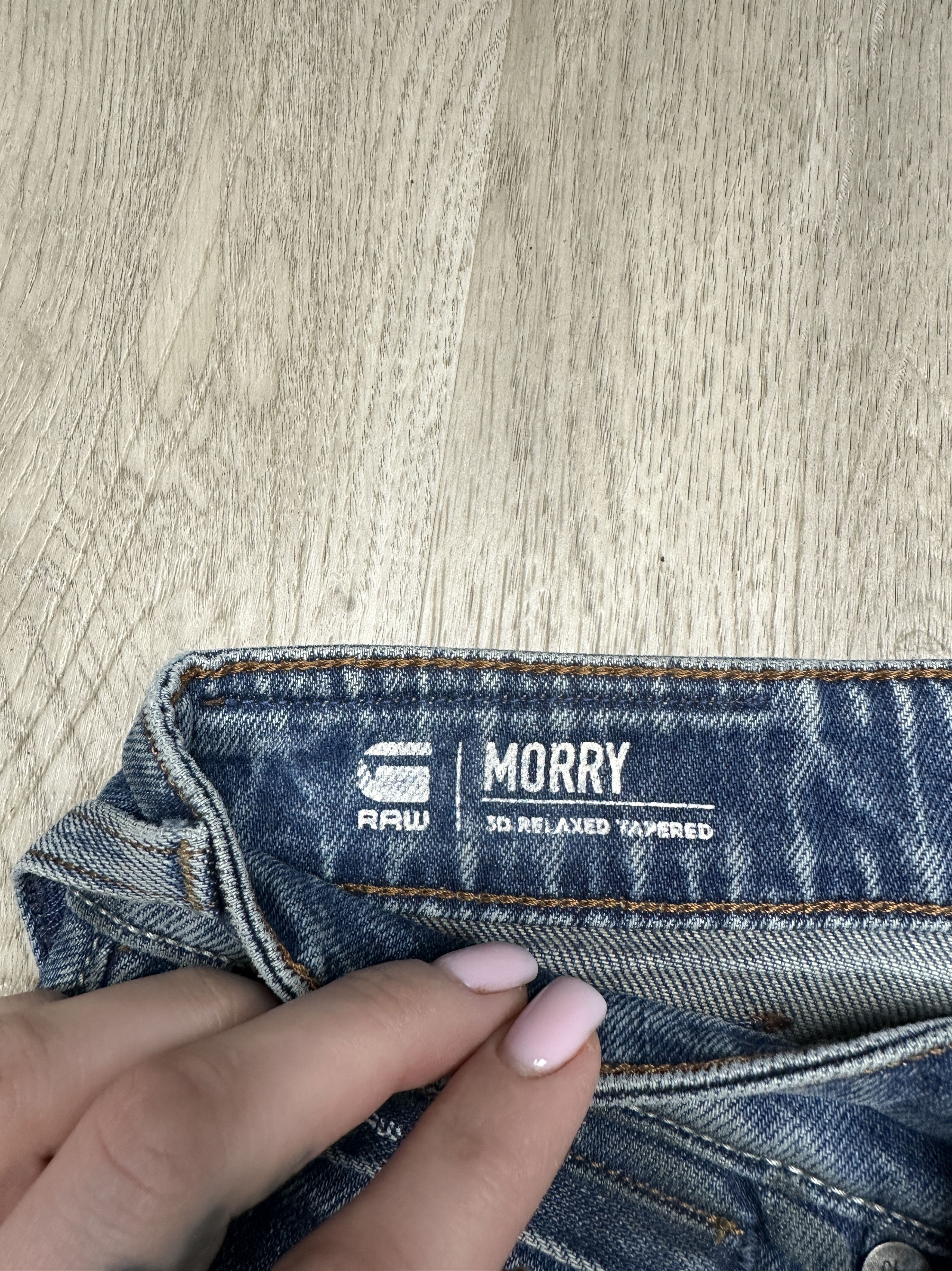 G-Star G Star Raw Morry Relaxed Japanese Selvege Denim Pants Jeans Size US 33 - 3 Thumbnail