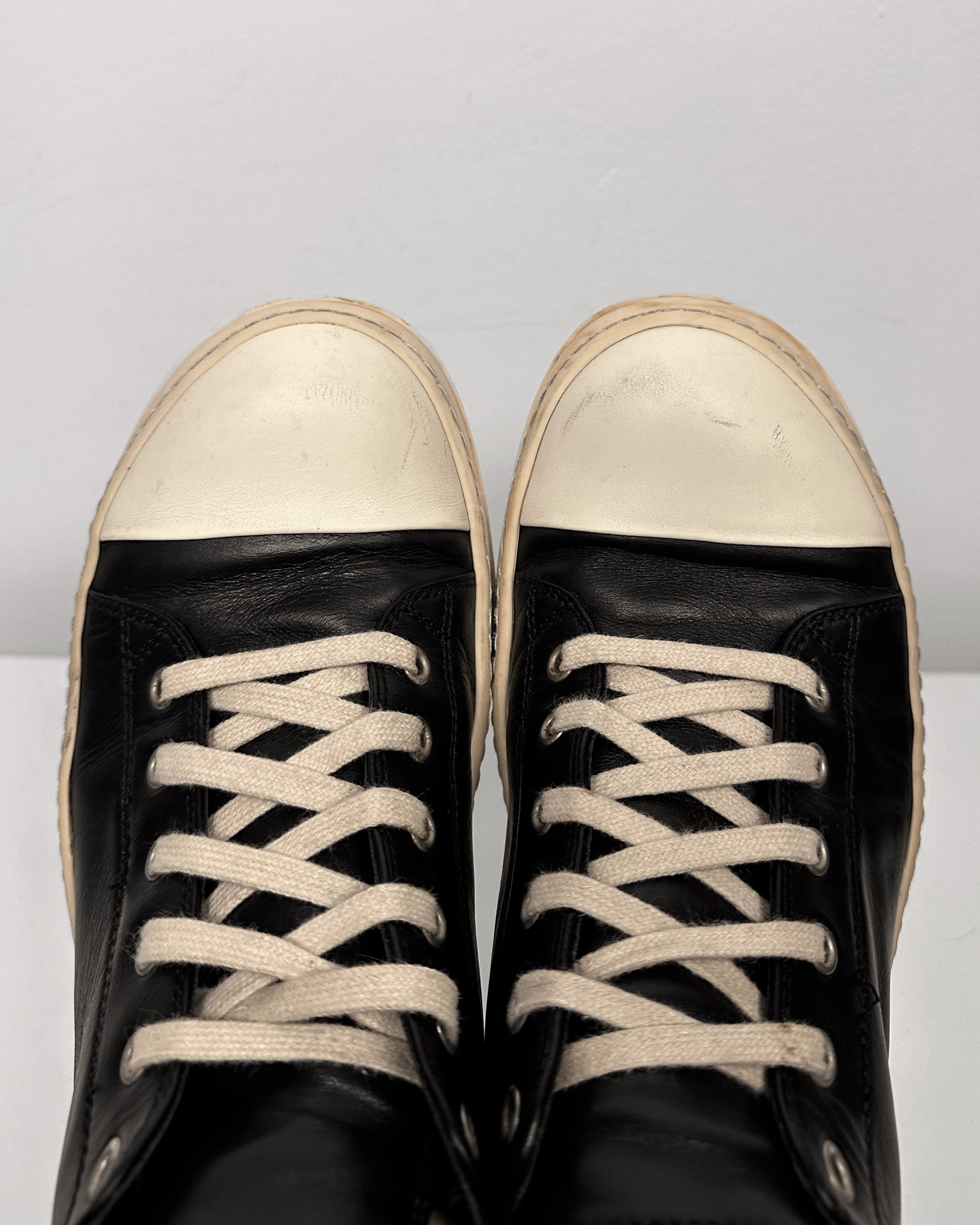Rick Owens Rick Owens Black Leather Low Ramones Size US 9 / EU 42 - 5 Thumbnail