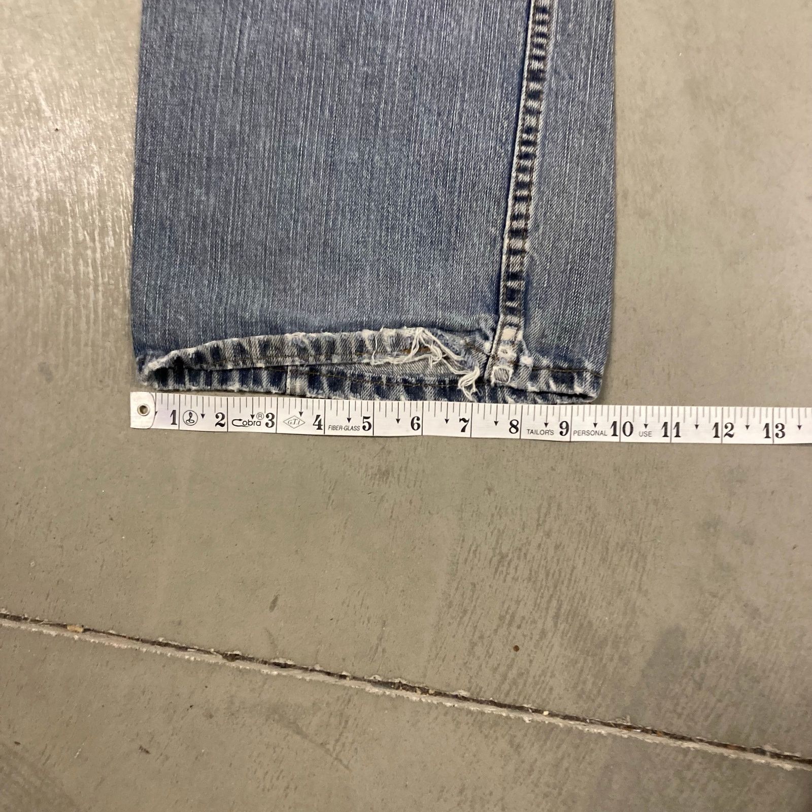 Vintage × Wrangler Y2K wrangler baggy bootcut Jeans 38x32 Size US 38 / EU 54 - 4 Thumbnail
