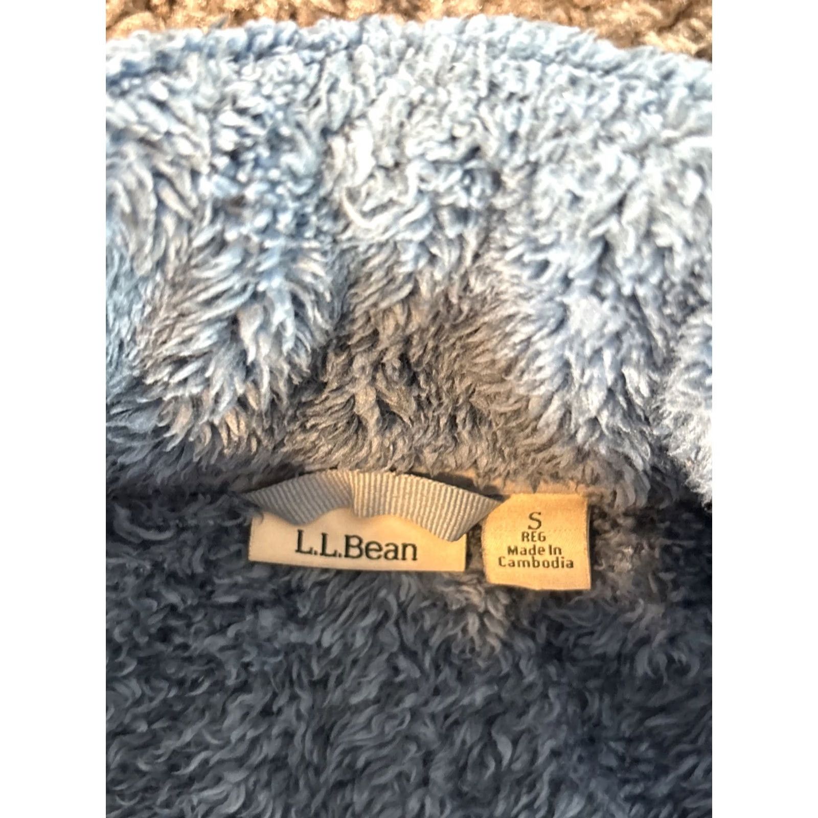 Vintage VINTAGE LL Bean Fleece Jacket Womens S Blue Snap Full Zip 90s Outdoor Sherpa Deep Pile Wooly? Size S / US 4 / IT 40 - 4 Thumbnail