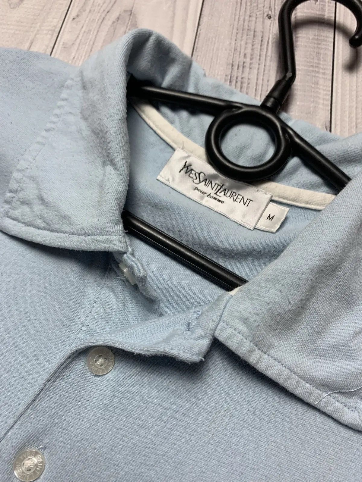Yves Saint Laurent Vintage Yves Saint Laurent polo striped logo size M Size US M / EU 48-50 / 2 - 4 Thumbnail