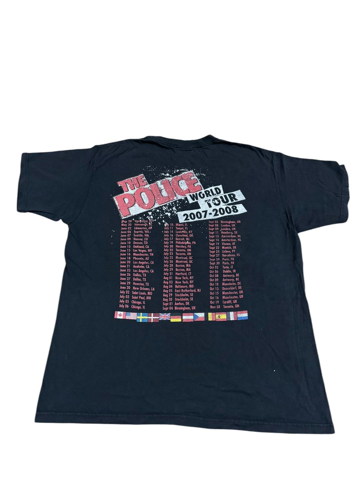 Anvil × Band Tees The Police Rock Band Tour Tee Size US XL / EU 56 / 4 - 4 Thumbnail