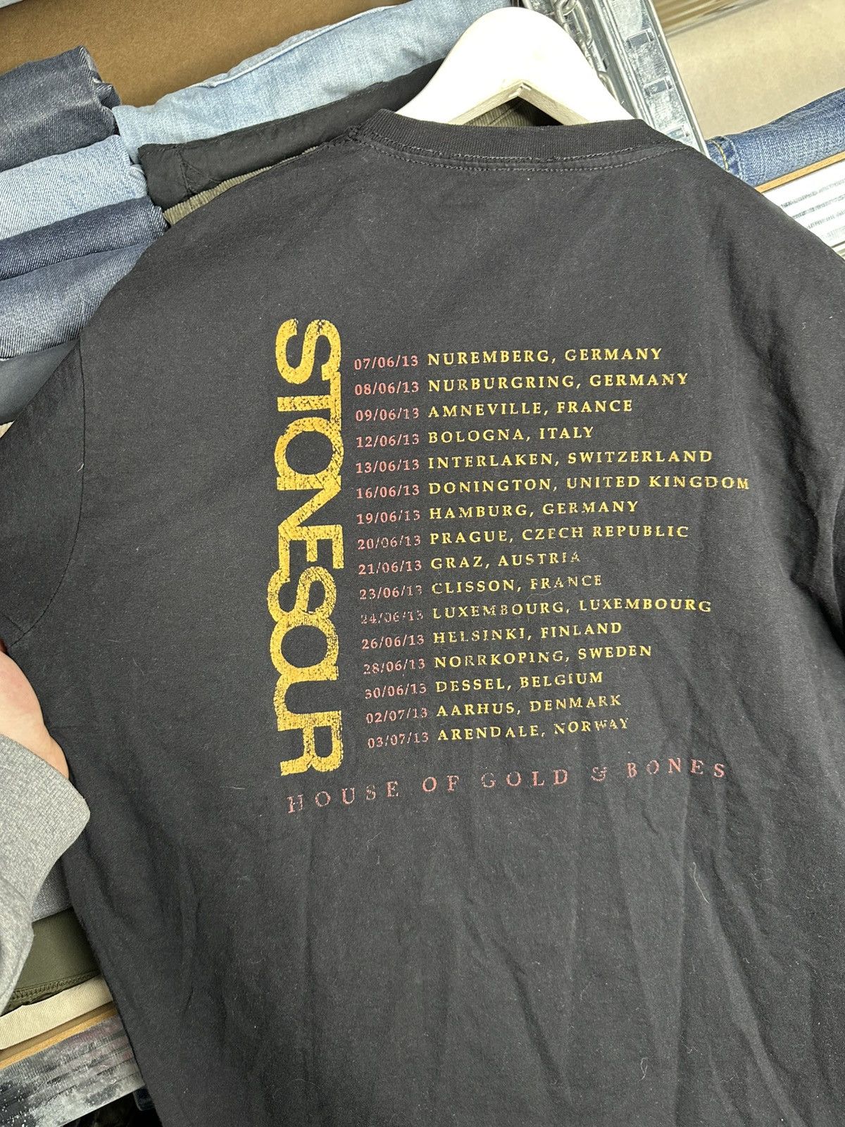 Other Stone Sour House of Gold & Bones 2013 European Tour T-Shirt Size US M / EU 48-50 / 2 - 4 Thumbnail
