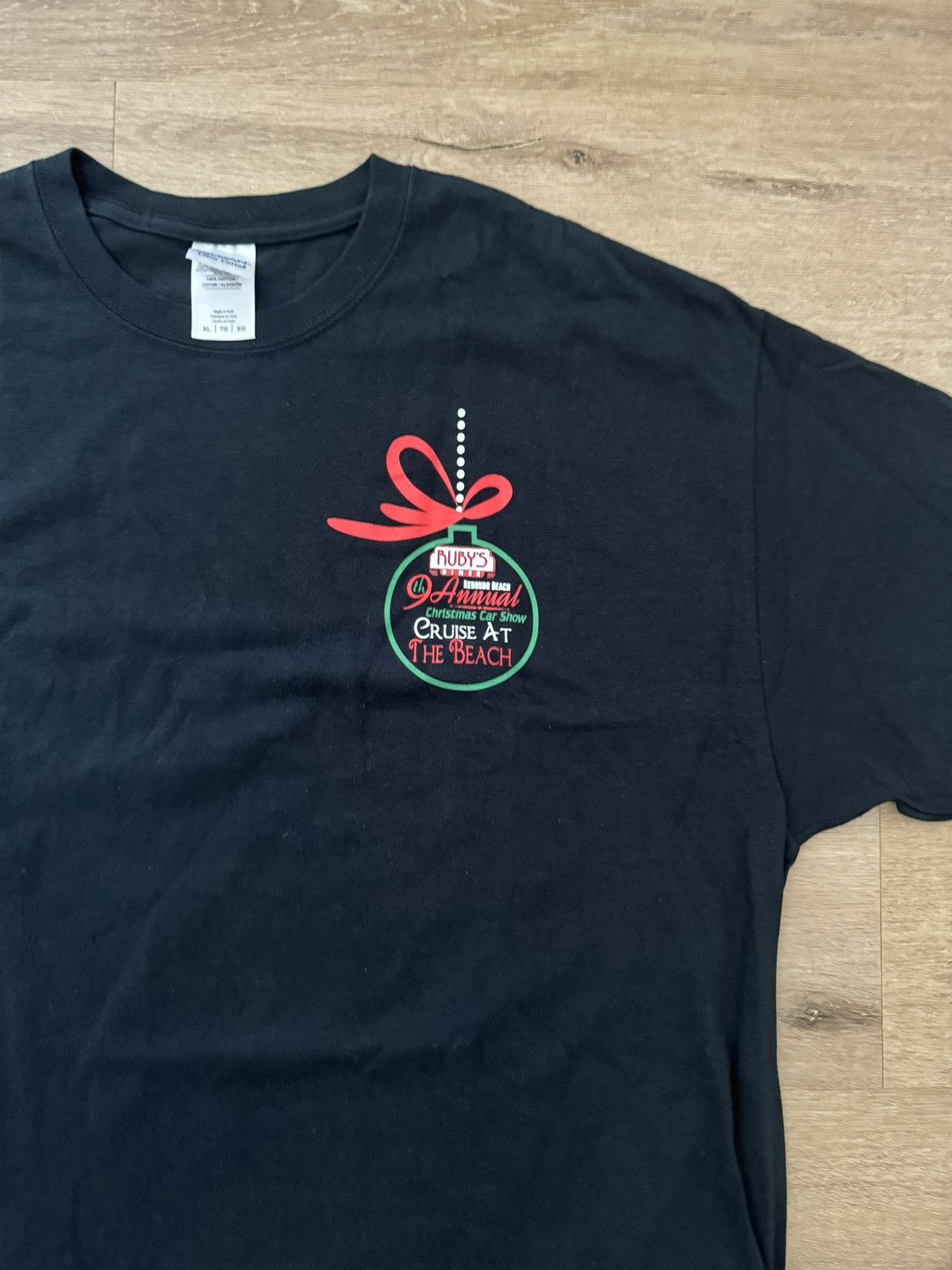 Vintage Ruby’s Diner 9th Annual Classic Car Show Holiday Tee XL Size US XL / EU 56 / 4 - 8 Thumbnail