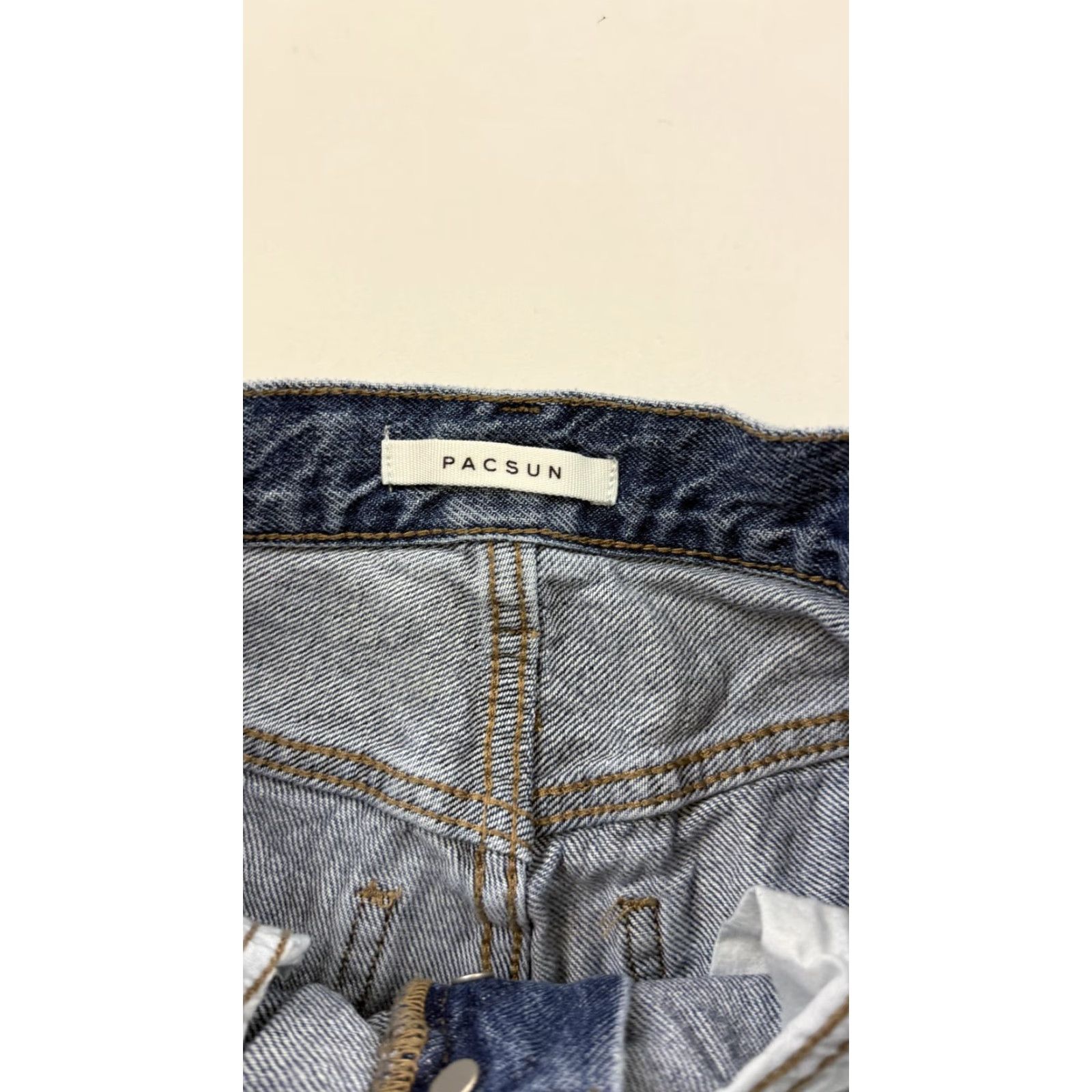 Pacsun Pacsun Jeans Womens 26 Blue High Rise Bootcut Distressed Ripped Denim Flare Size 26" / US 2 / IT 38 - 4 Thumbnail