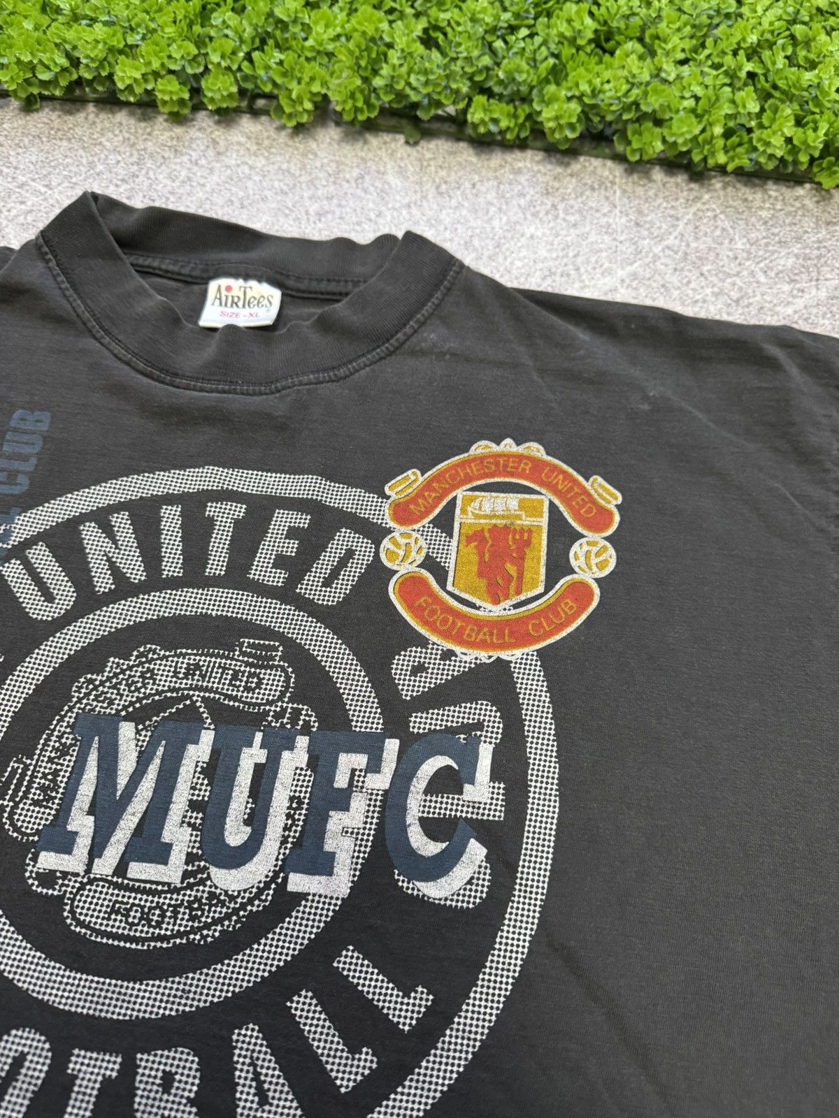 Vintage Vintage 90s Manchester United Winners T shirt Champions Size US L / EU 52-54 / 3 - 7 Thumbnail