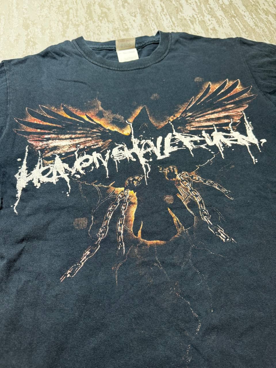 Band Tees × Vintage Vintage HEAVEN SHALL BURN Endzeit Band Tee Size US S / EU 44-46 / 1 - 4 Thumbnail