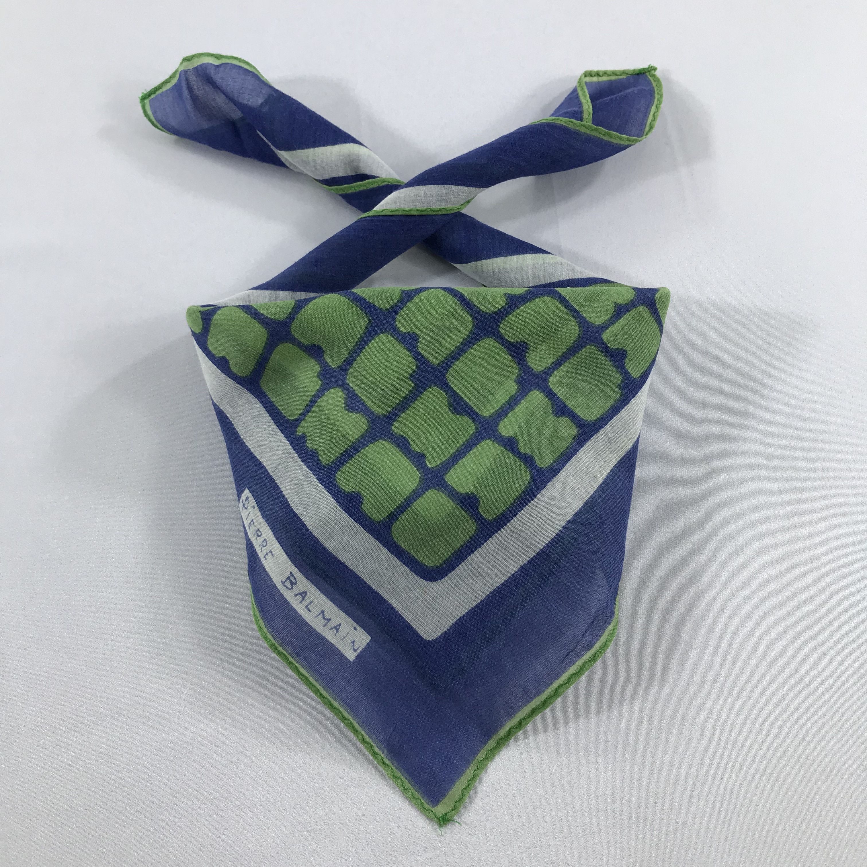Pierre Balmain × Vintage Pierre Balmain Bandana / Handkerchief / Neckerchief - S1960 Size ONE SIZE - 3 Thumbnail