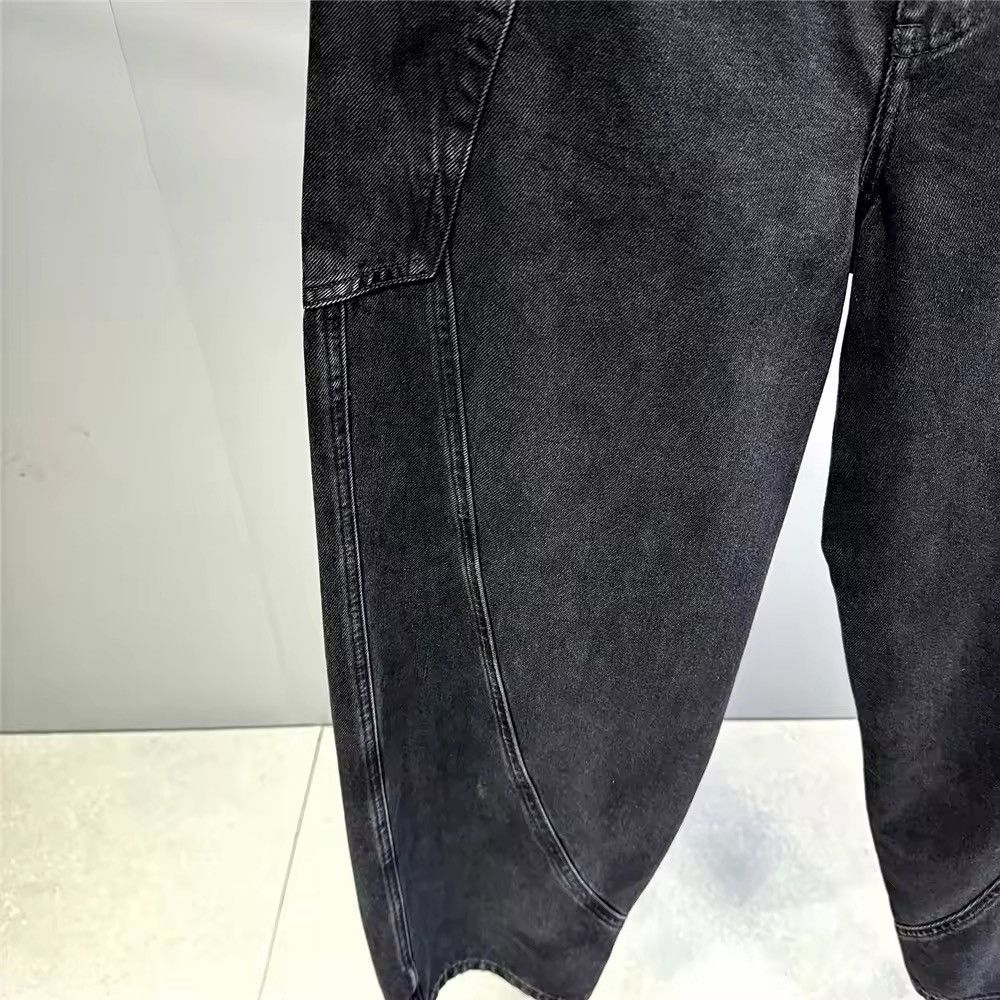 Jean Hip Hop Stacked Baggy Jeans Size US 33 - 8 Thumbnail