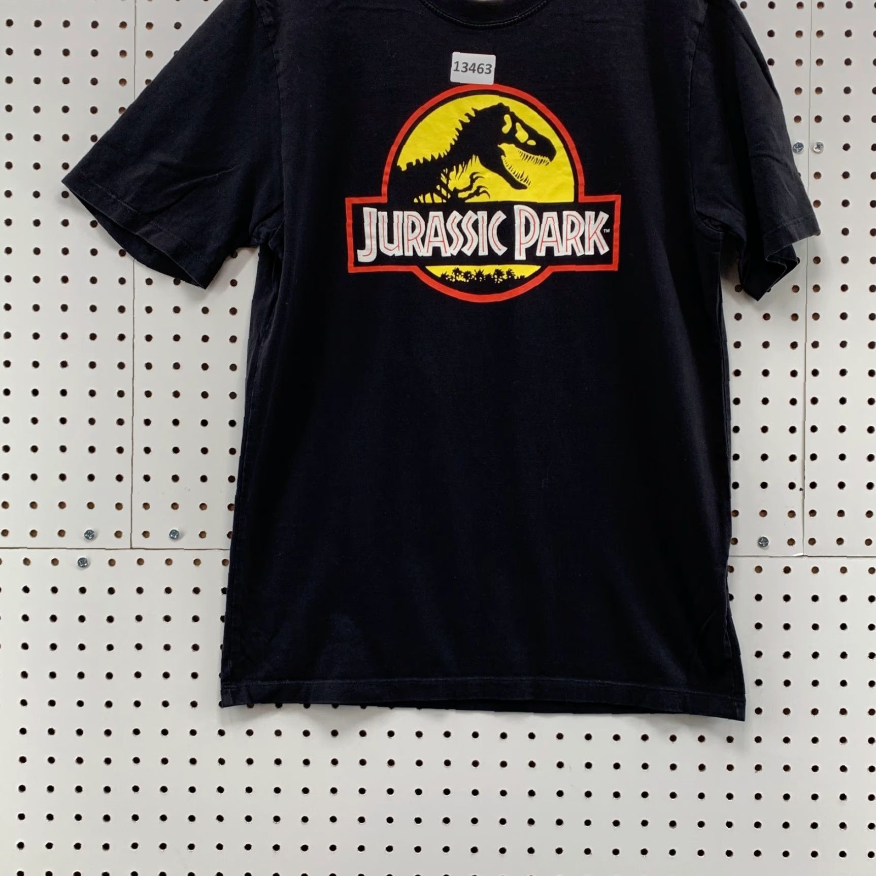 H&M Jurassic Park Movie Shirt Black Mens Small H&M Brand Short Sleeve T-Shirt Graphic Tee Unisex Adults Movie Theme Mens Size US S / EU 44-46 / 1 - 6 Thumbnail