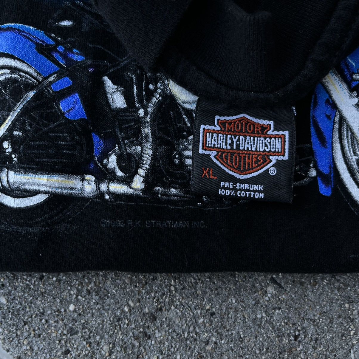 Harley Davidson × Vintage Vintage 93’ Harley Davidson Survivor Biker Tee Sz XL Size US XL / EU 56 / 4 - 3 Thumbnail