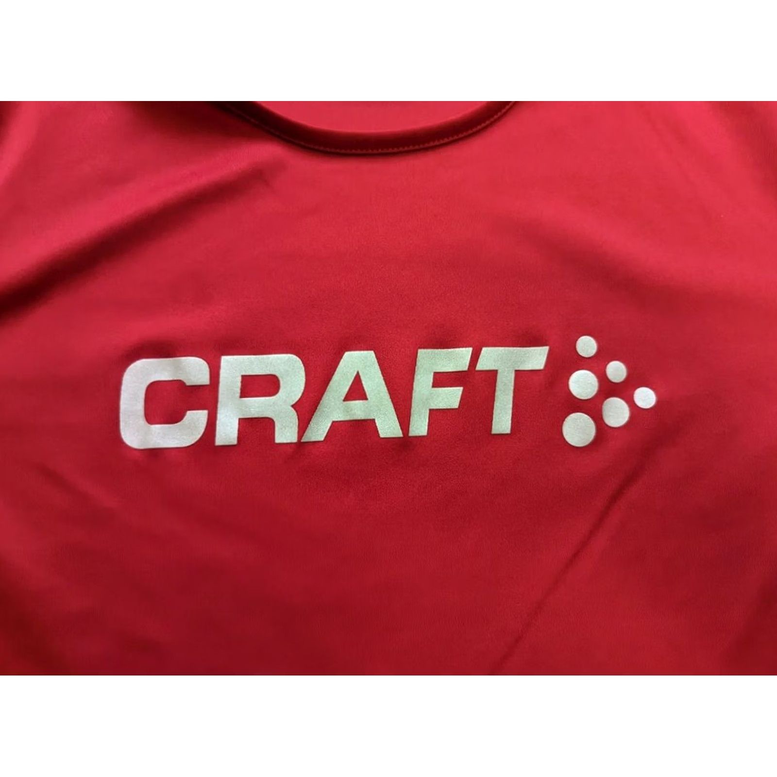 Vintage CRAFT shirt training top womens size 38 red Size XS / US 0-2 / IT 36-38 - 3 Thumbnail