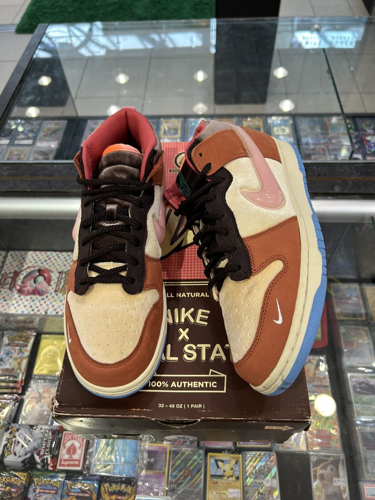 Nike Nike dunk mid social status free lunch chocolate milk Size US 10.5 / EU 43-44 - 1 Thumbnail