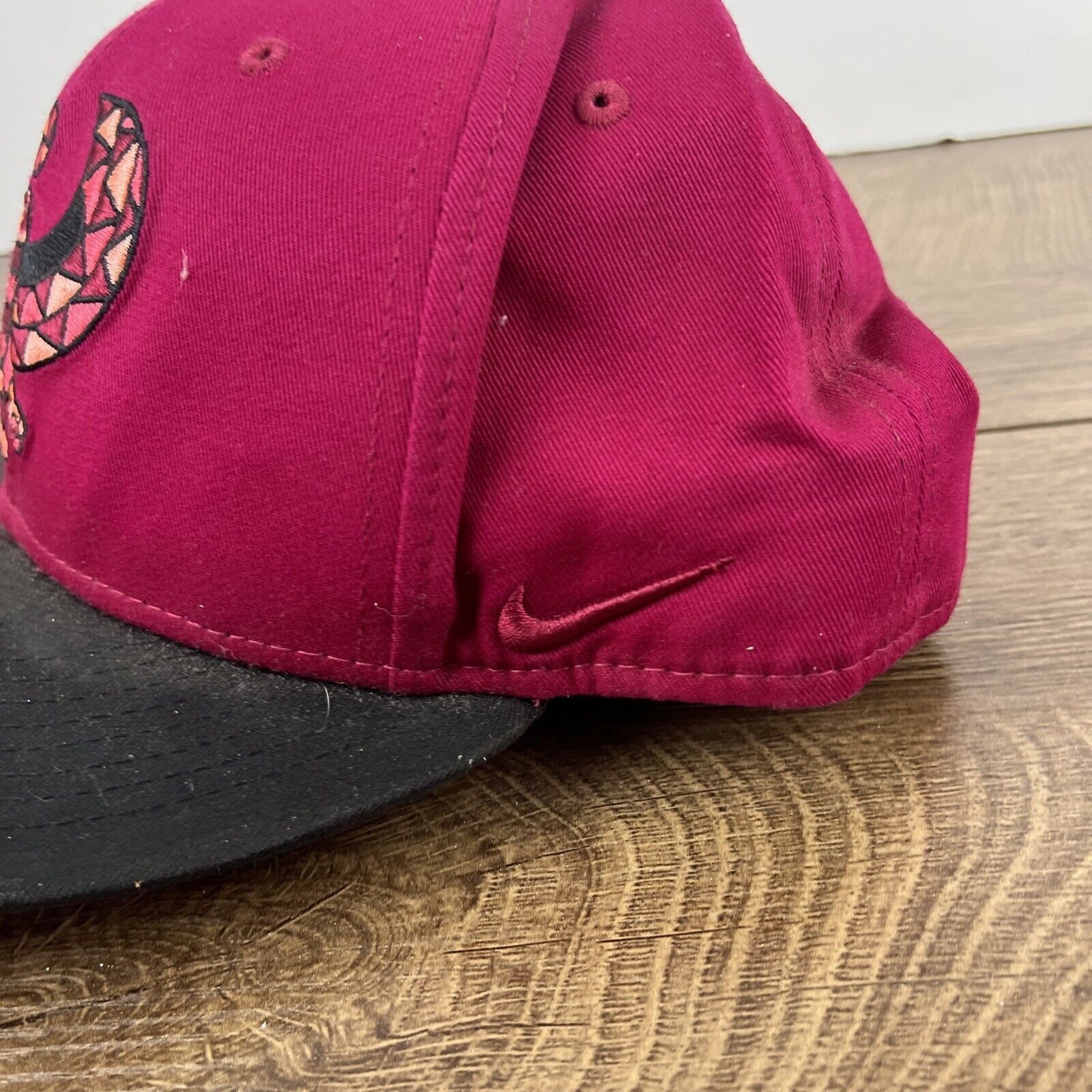 Nike Atlanta Hawks Nike Hat Maroon Snapback Red Adjustable Hat Ad Size ONE SIZE - 8 Thumbnail