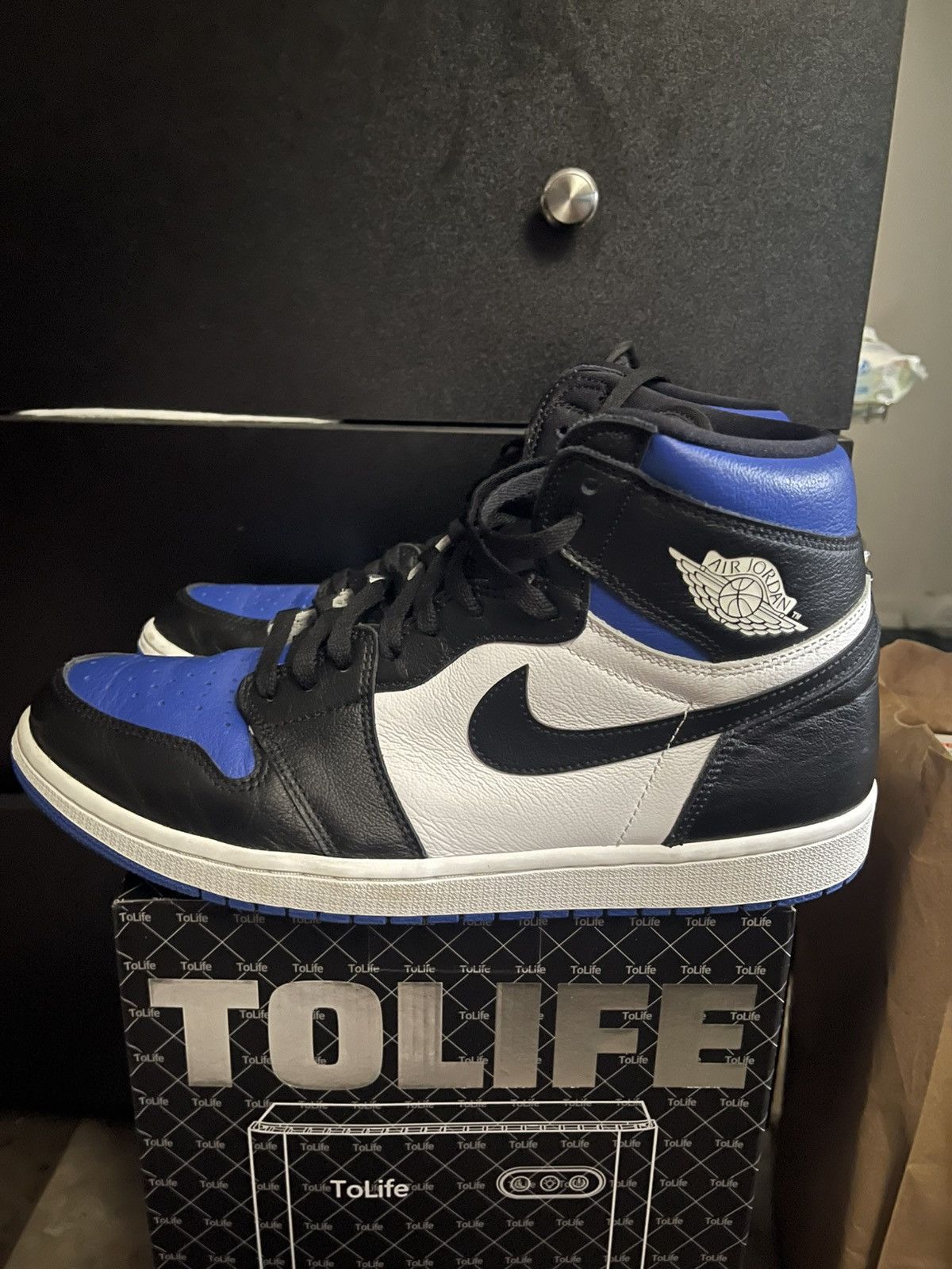 Jordan Brand × Nike Air Jordan 1 High OG Royal Toe Size 13 Size US 13 / EU 46 - 2 Thumbnail