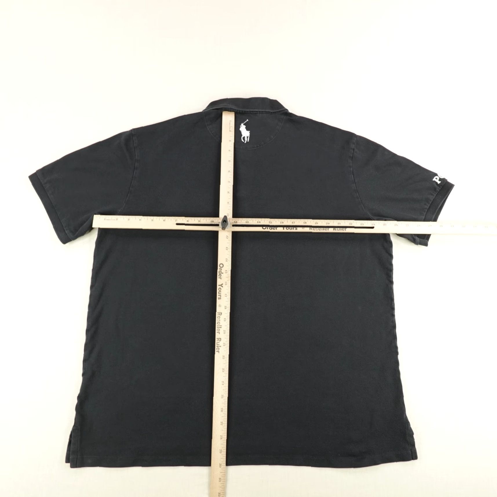 Polo Ralph Lauren VINTAGE Polo Ralph Lauren Polo Golf Shirt Mens 2XL Black Short Sleeve Knit Polo Shirt Regular Fit 2XL Mens Golf Logo Pro Fit Size US XXL / EU 58 / 5 - 4 Thumbnail