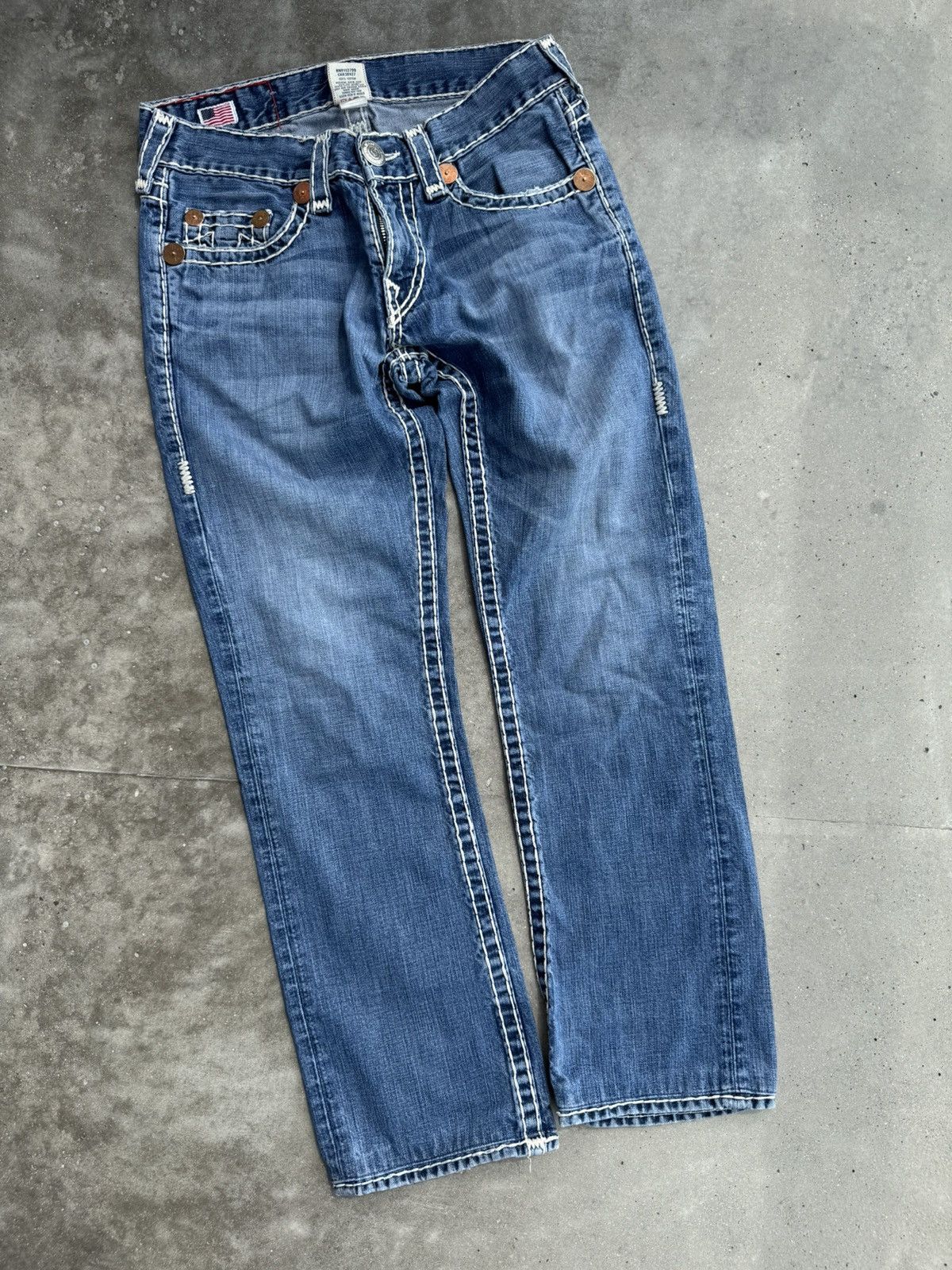 True Religion True Religion Made in USA Denim pocket Jeans streetwear hype Size US 31 - 6 Thumbnail
