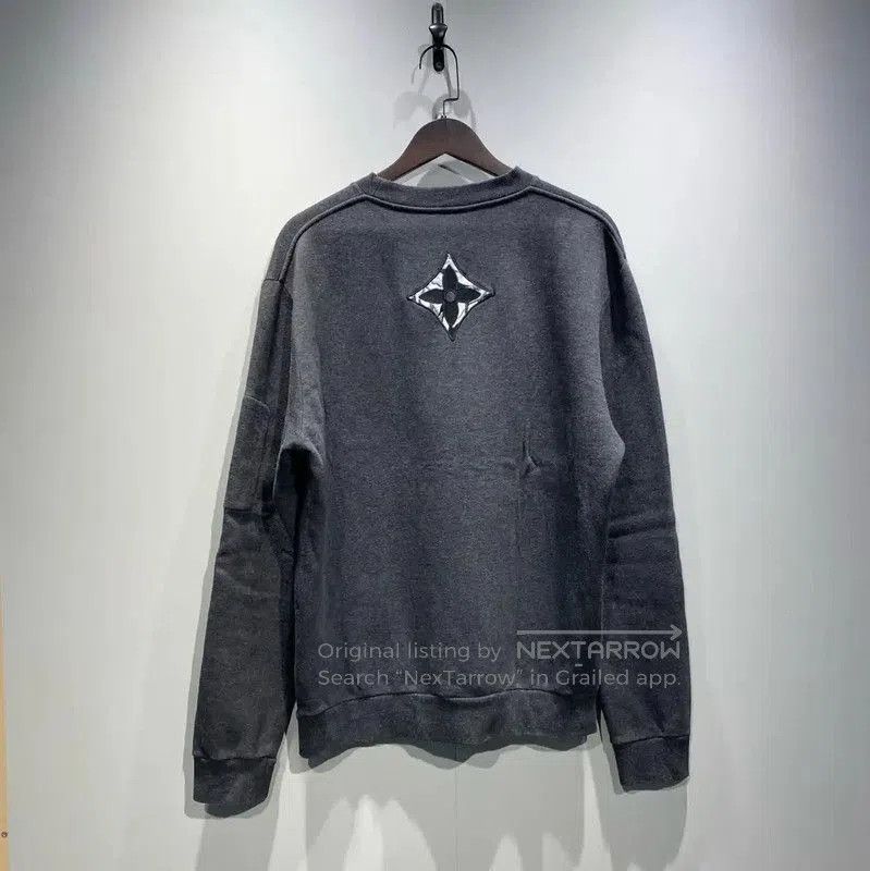 Louis Vuitton Louis Vuitton Gray Cotton Men's Sweatshirt . Size US XL / EU 56 / 4 - 2 Thumbnail
