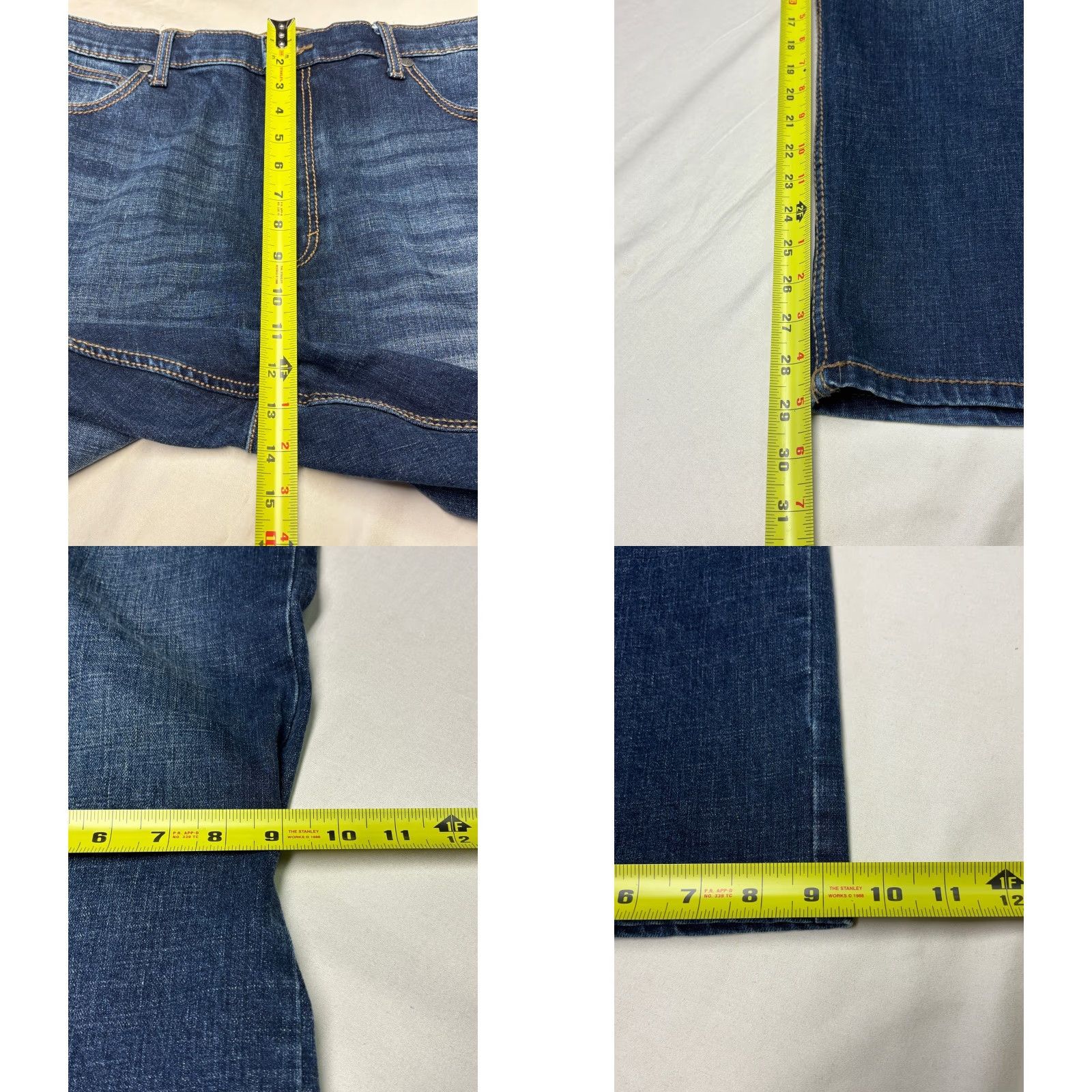 Wrangler Wrangler 20X Style 33 Jeans Mens 38x30 Dark Wash Straight Leg Relaxed Fit Denim Size US 38 / EU 54 - 9 Thumbnail
