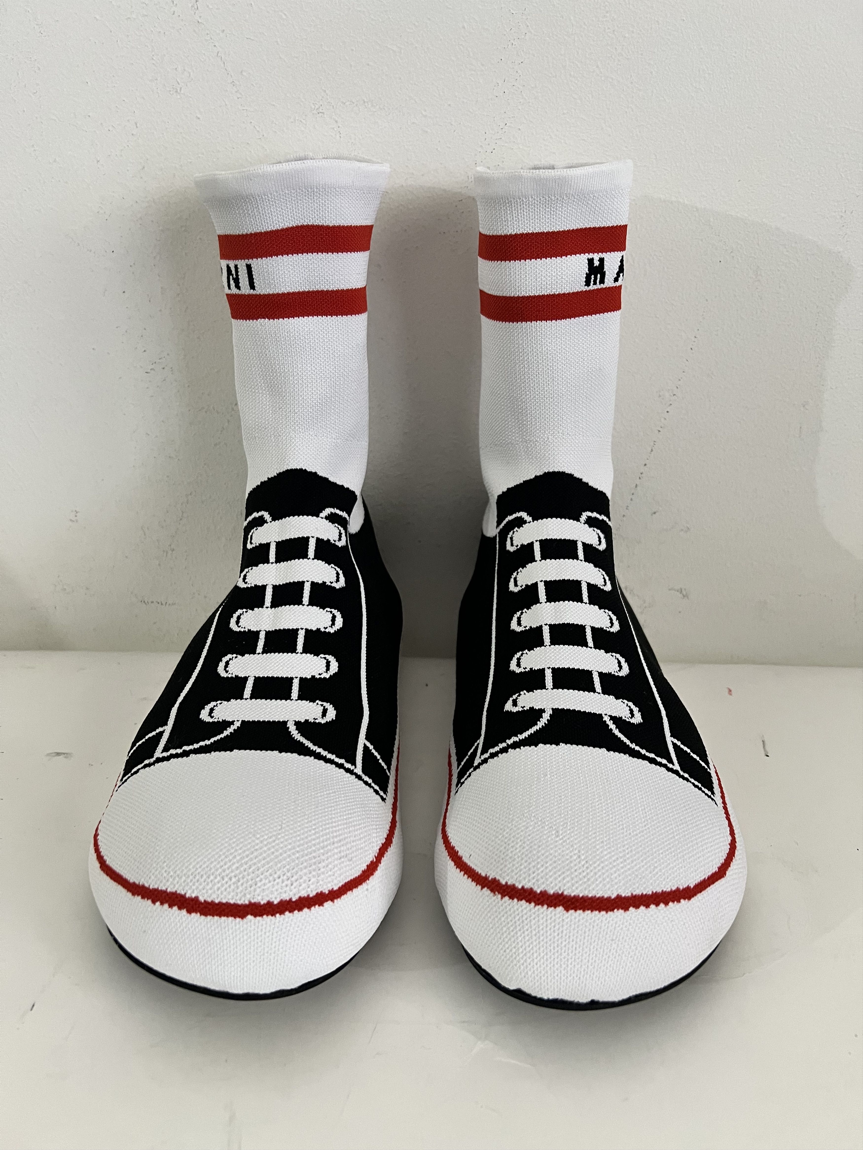 Marni Trompe L’oeil Jacquard High-Top Sneaker Size US 9 / EU 42 - 4 Thumbnail