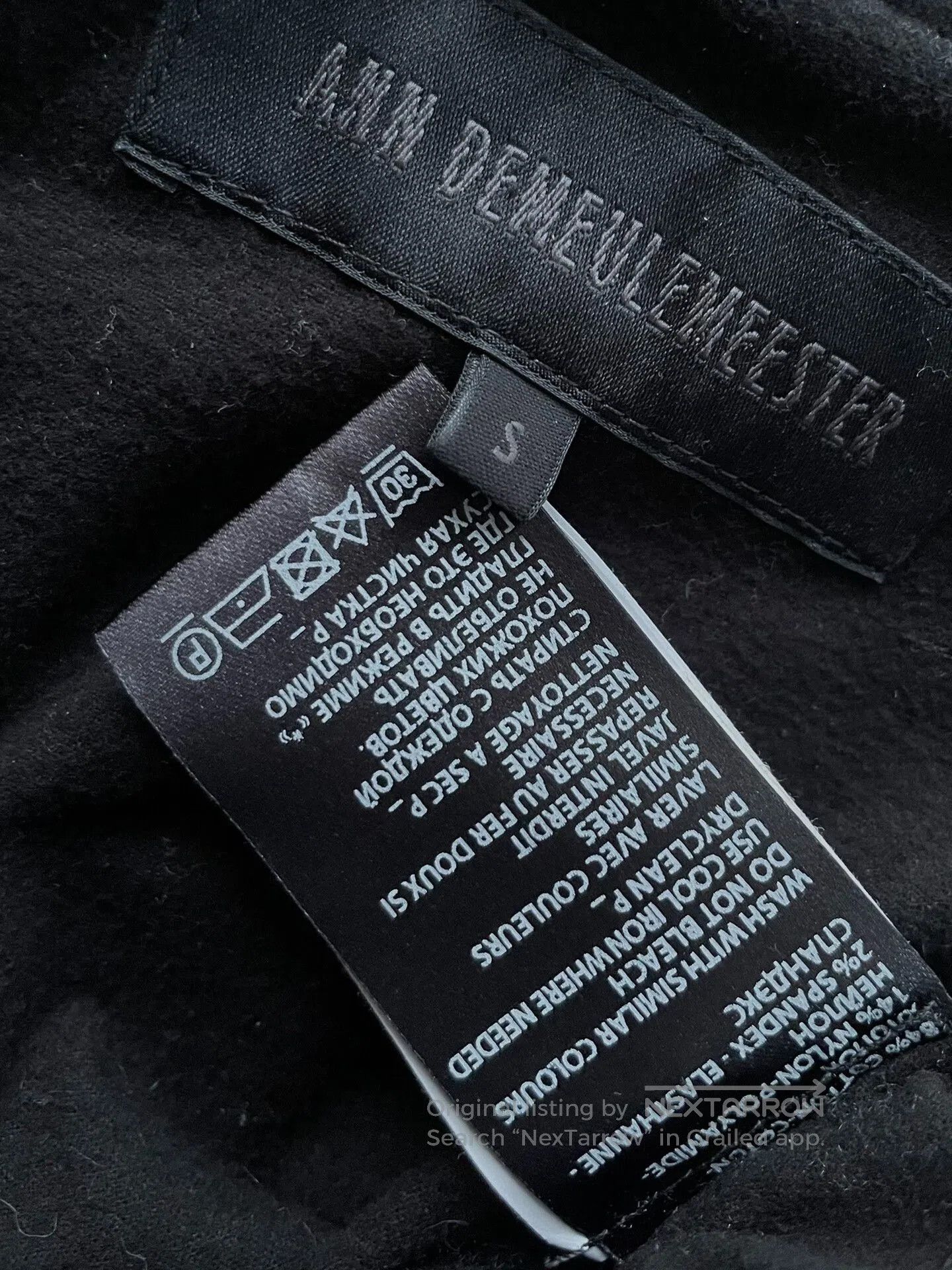 Ann Demeulemeester velvet oversized pilot jacket by Ann Demeulemeester. Size S / US 4 / IT 40 - 7 Thumbnail