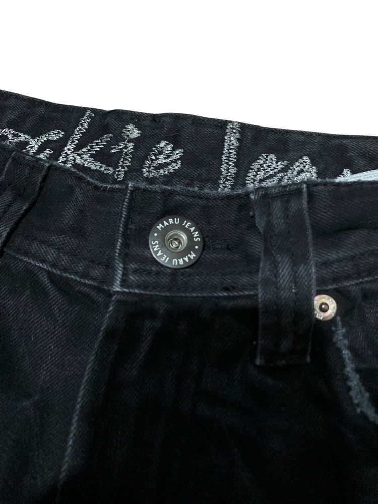 14th Addiction Crazy Flare denim washed black studded Maru rocky jeans Size US 30 / EU 46 - 8 Thumbnail