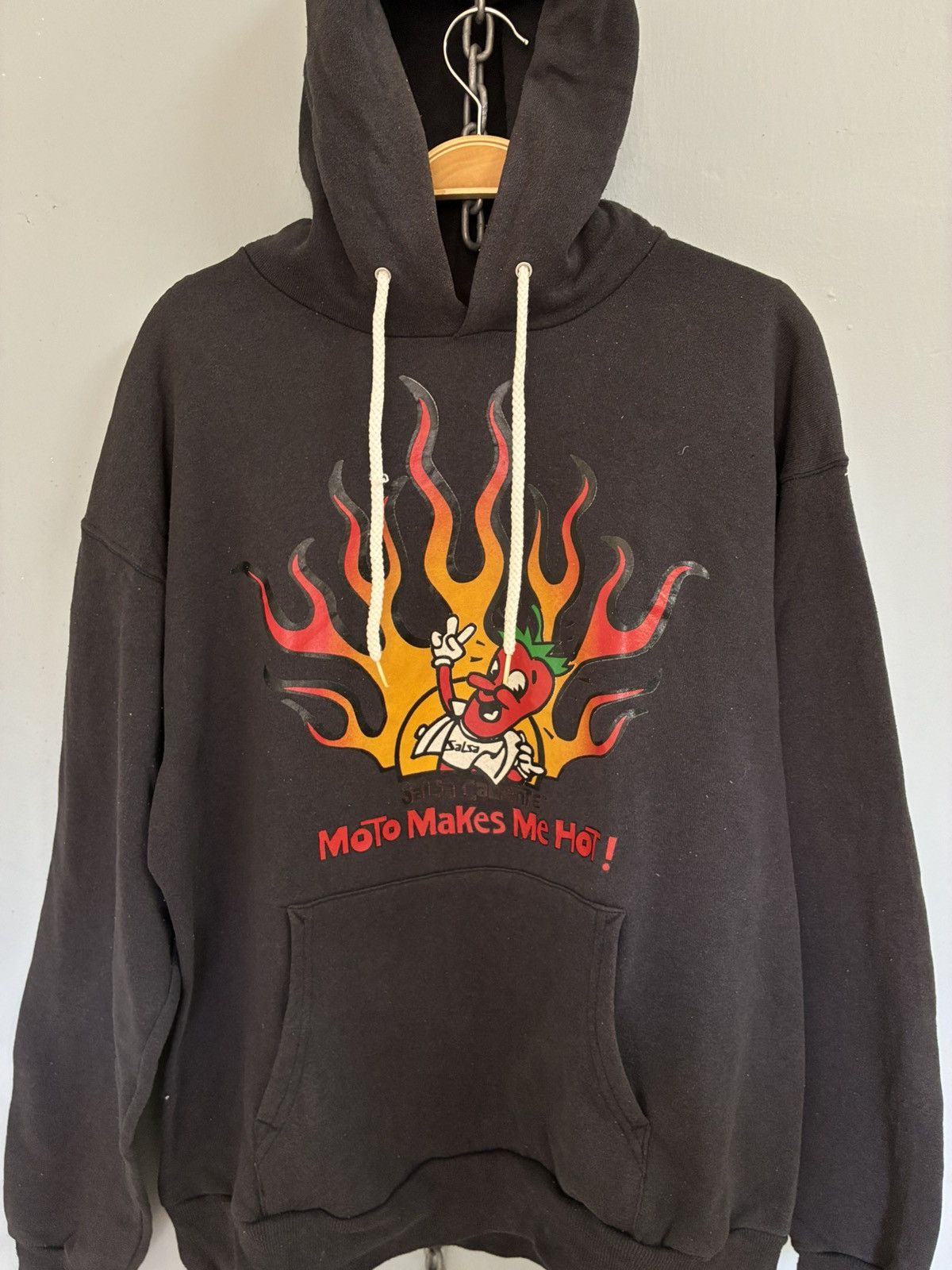 Vintage Vintage 90s Salsa Caliente hoodie Size US L / EU 52-54 / 3 - 3 Thumbnail