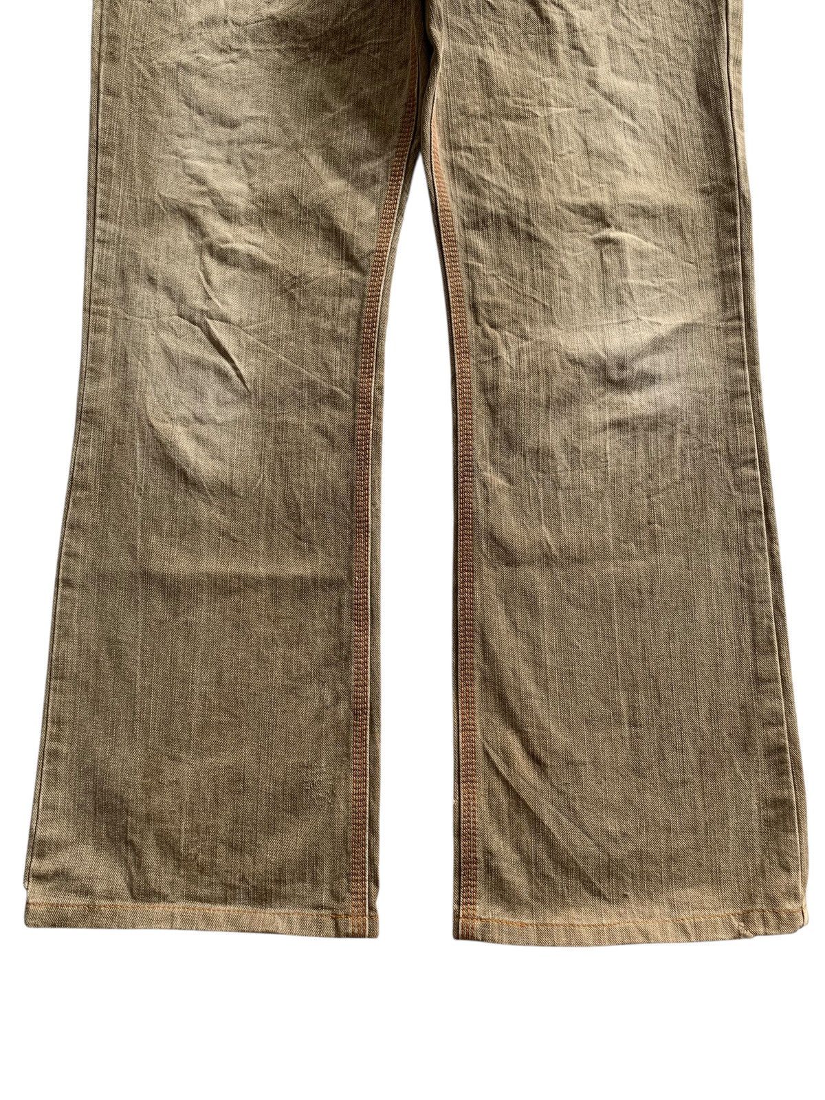 Edwin FLARE EDWIN XV BUCKLE BACK RUSTY JAPANESE DISTRESSED DENIM Size US 33 - 5 Thumbnail