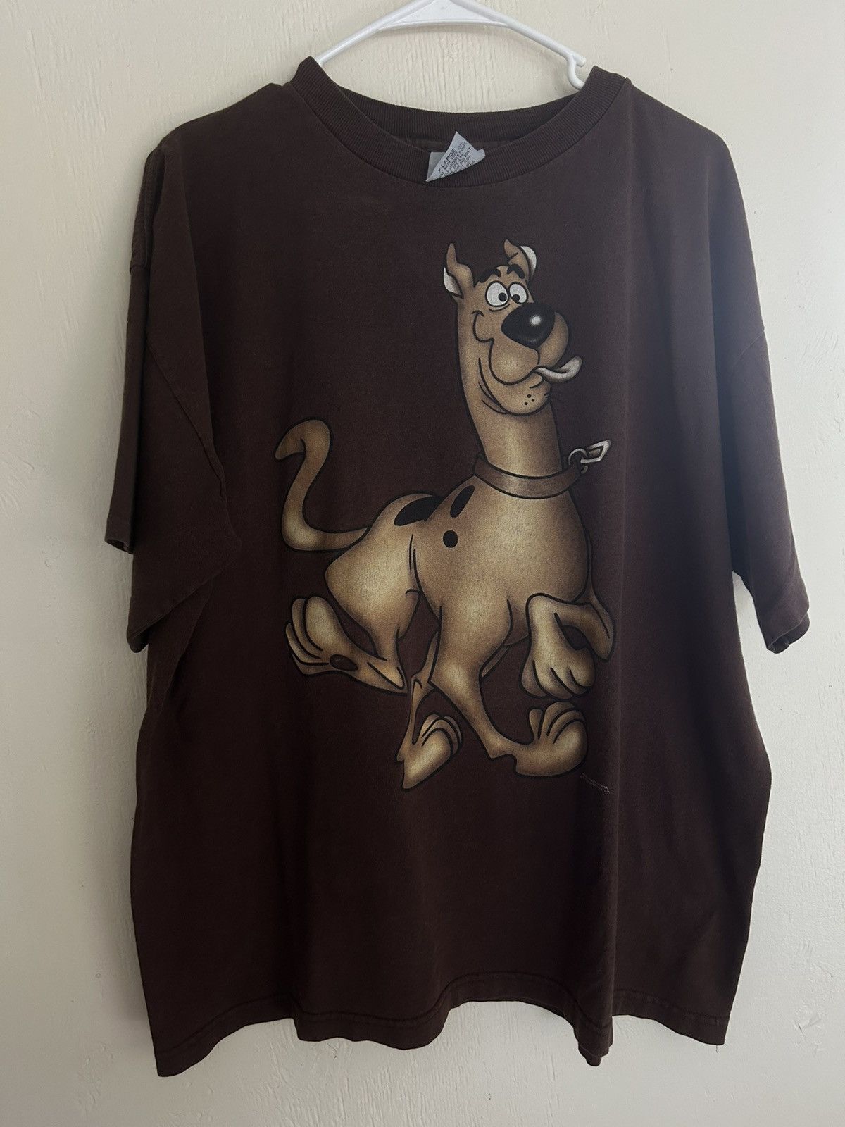 Vintage 1997 Hanna Barbera Scooby Doo Brown Stanley Desantis T-shirt Size US XL / EU 56 / 4 - 1 Thumbnail