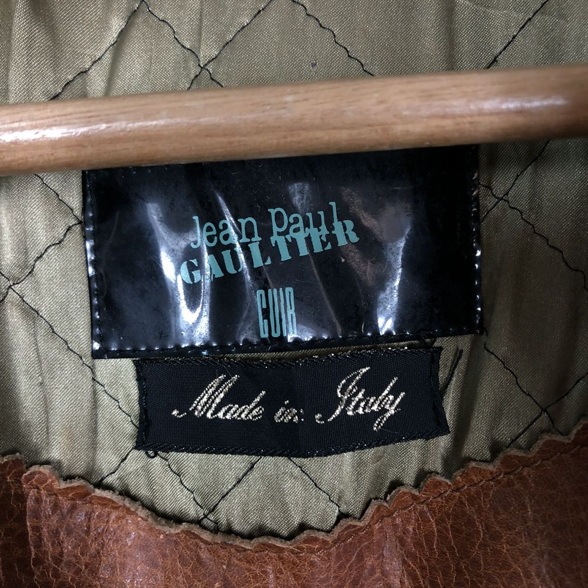 Jean Paul Gaultier 🔥VINTAGE 1989-90 LEATHER JACKET JEAN PAUL GAULTIER CUIR SHOW Size US S / EU 44-46 / 1 - 24 Thumbnail