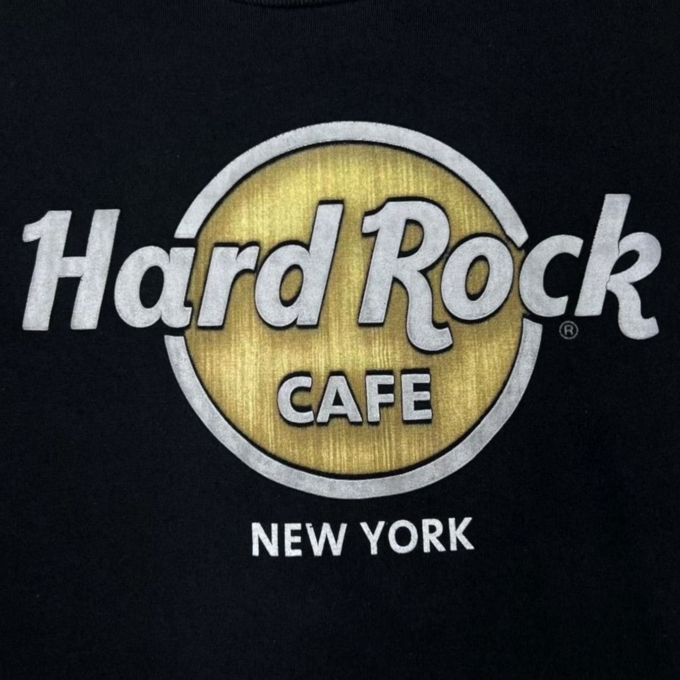 Hard Rock Cafe Hard Rock Cafe New York Souvenir Logo Spellout Graphic Black T-Shirt Small Mens Regular Short Sleeve Cotton Shirt Size US S / EU 44-46 / 1 - 4 Thumbnail