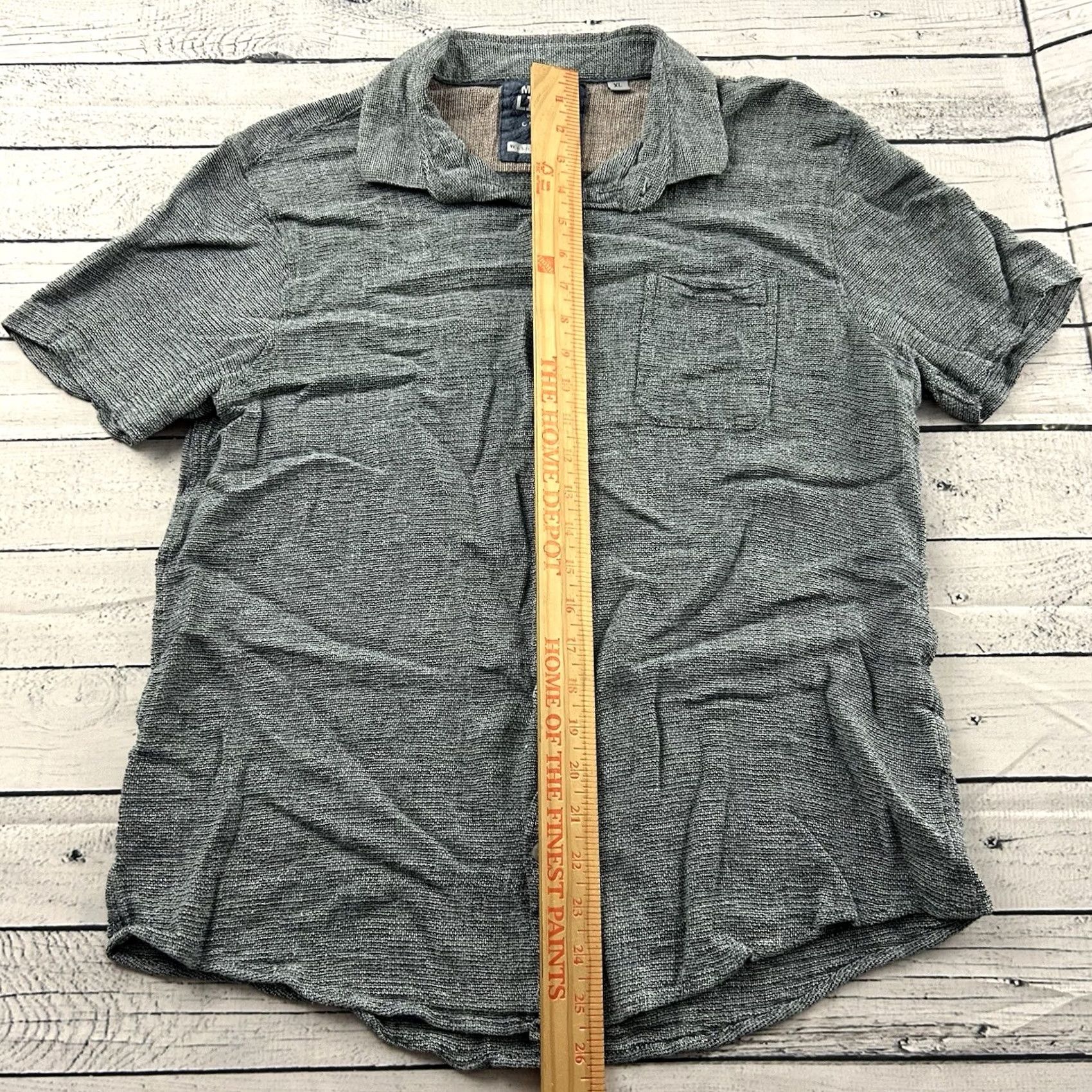 Vintage Montauk Shirt XL Blue Linen Short Sleeve Button-Up Men’s Size US XL / EU 56 / 4 - 3 Thumbnail