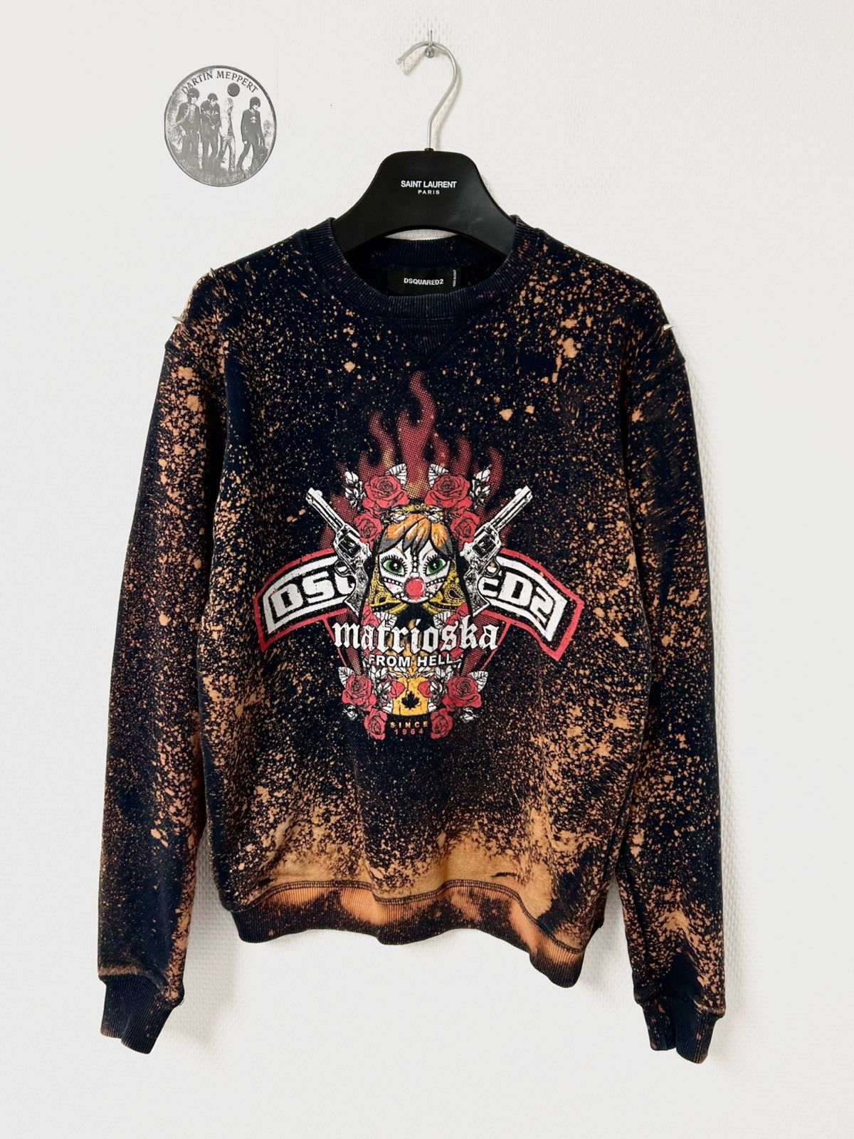 Dsquared2 FW2015 Matrioska Crewneck Sweatshirt Size US S / EU 44-46 / 1 - 1 Thumbnail