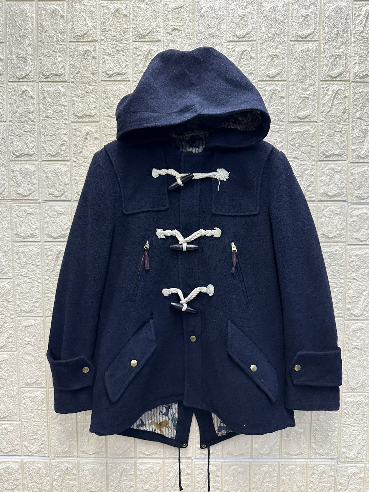 Issey Miyake Vintage Ne Net Issey Miyake Wool Coat Jacket MJ71 Size US S / EU 44-46 / 1 - 1 Thumbnail