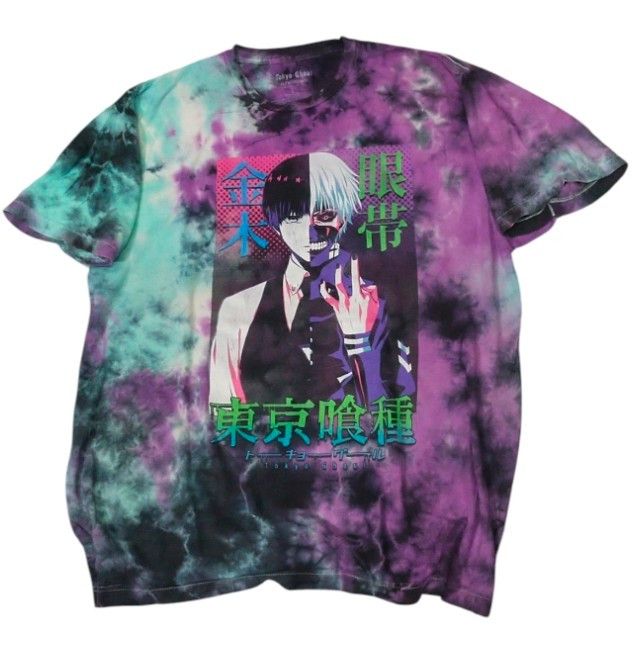 Anime Tokyo Ghoul Tye Die Anime Tshirts Size US L / EU 52-54 / 3 - 2 Thumbnail