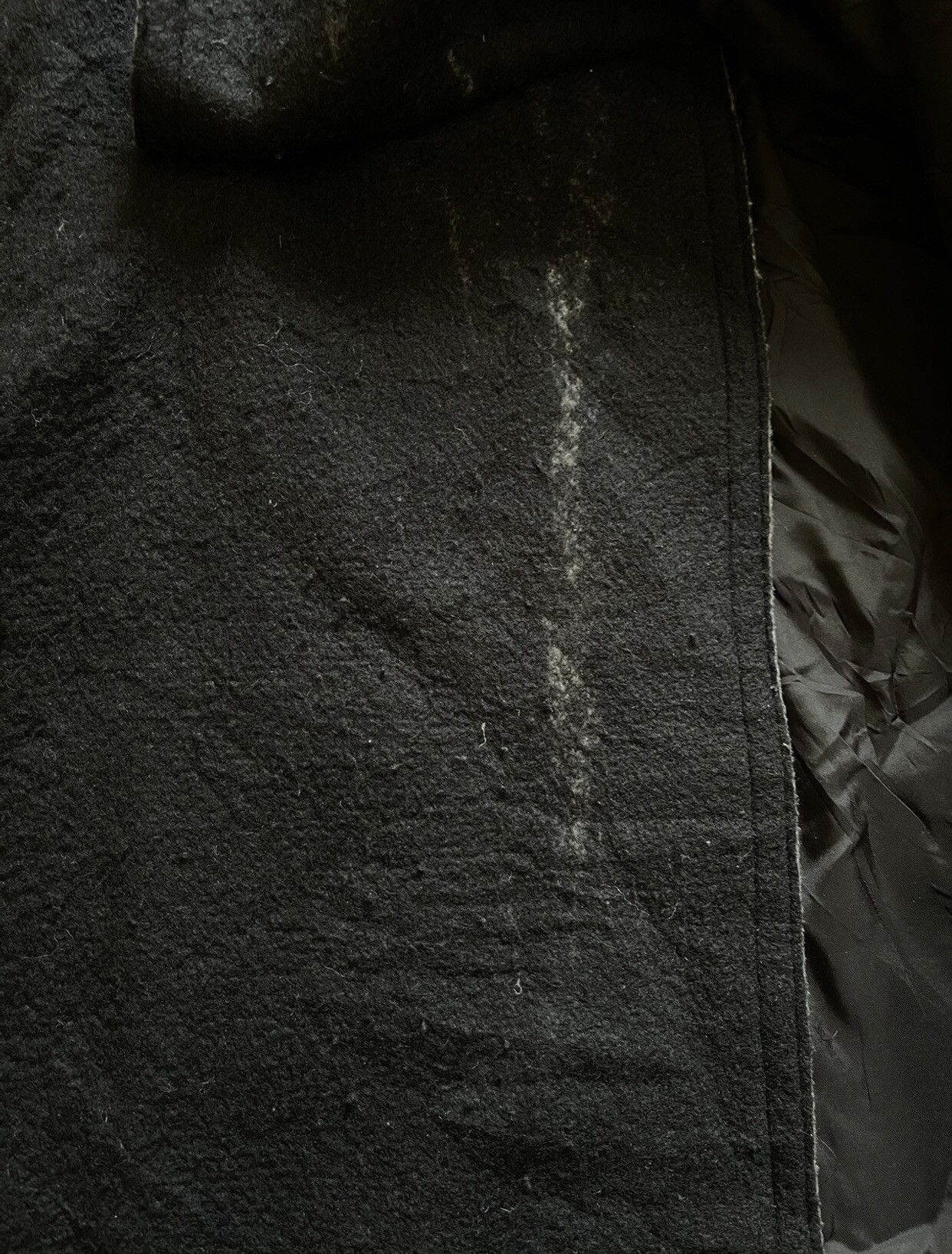 Designer × Yohji Yamamoto Yohji Yamamoto + Noir Wool Trench Coat With Belt Size US L / EU 52-54 / 3 - 12 Thumbnail
