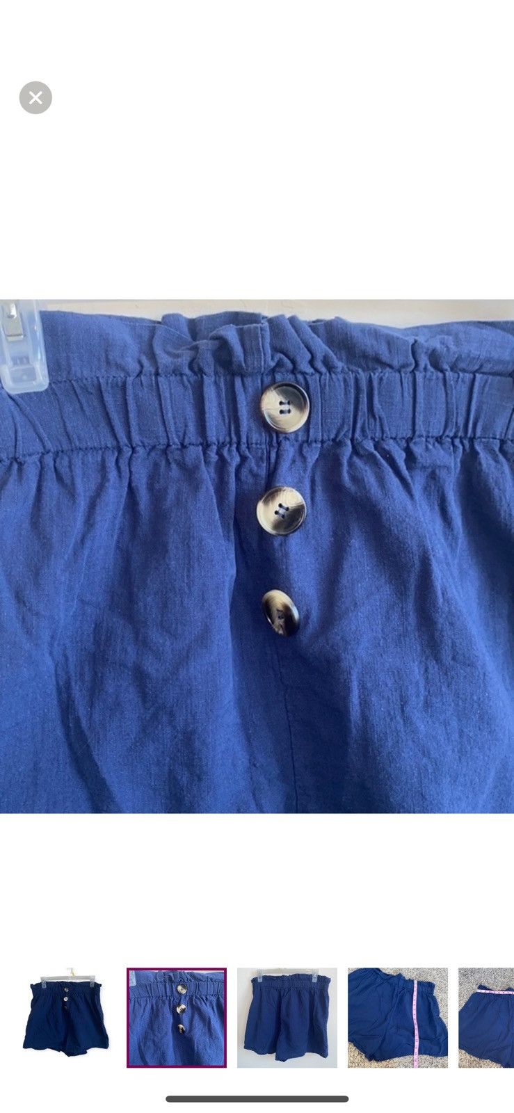 Shein Shein 0XL Paperbag shorts Size 36" / US 14 / IT 50 - 2 Thumbnail