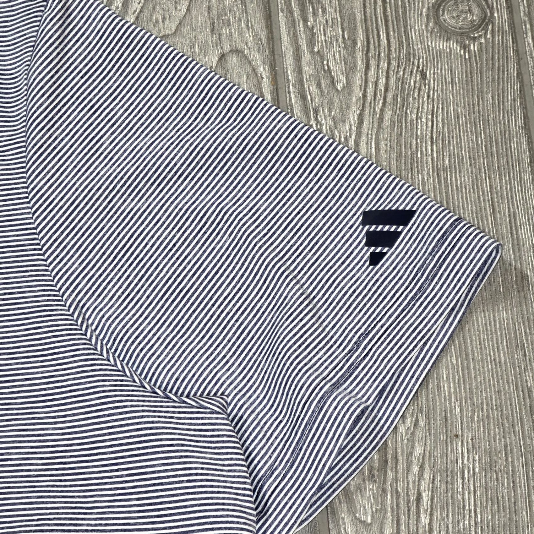 Adidas Adidas Polo Shirt Golf Blue Stripe XL Mens Short Sleeve Performance Jersey Polo Shirt Size US XL / EU 56 / 4 - 4 Thumbnail