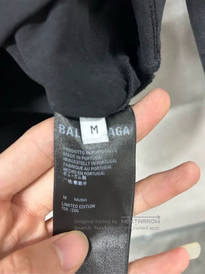 Balenciaga Balenciaga Singer Aged Long Sleeve Size US M / EU 48-50 / 2 - 3 Thumbnail