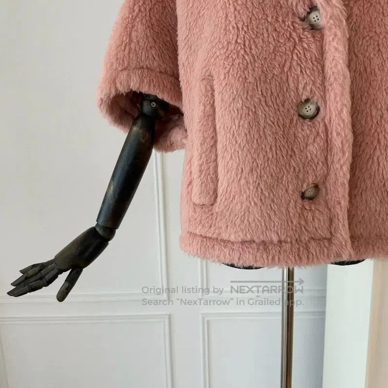 Max Mara MaxMara Pink Alpaca Wool Cardigan . Size S / US 4 / IT 40 - 4 Thumbnail