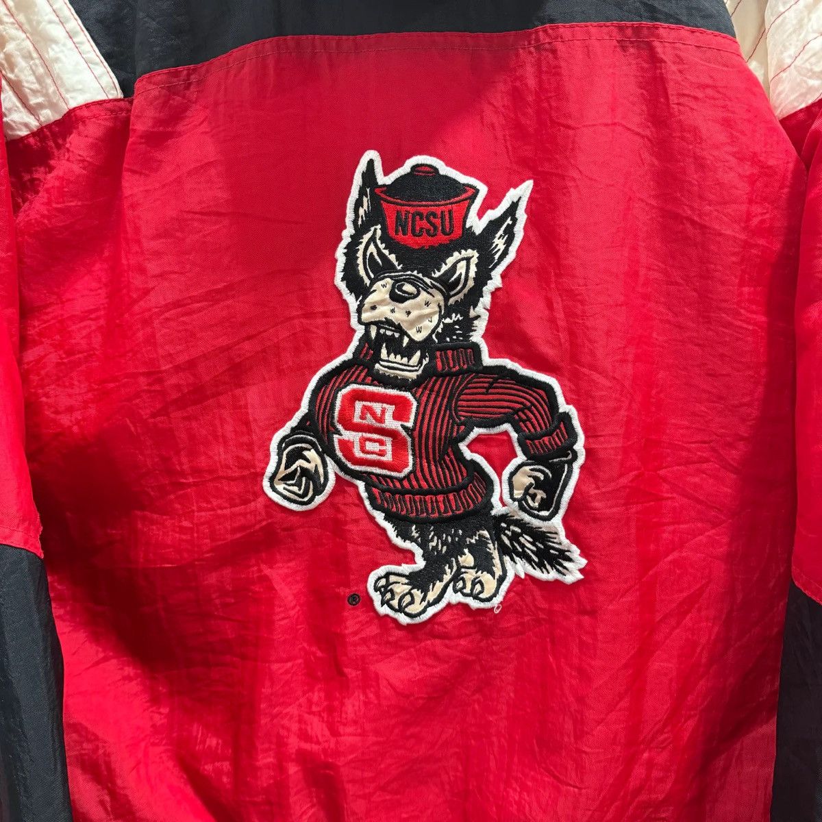 Starter Vintage NC State Wolfpack Starter Pullover Puffer Jacket Size US S / EU 44-46 / 1 - 5 Thumbnail