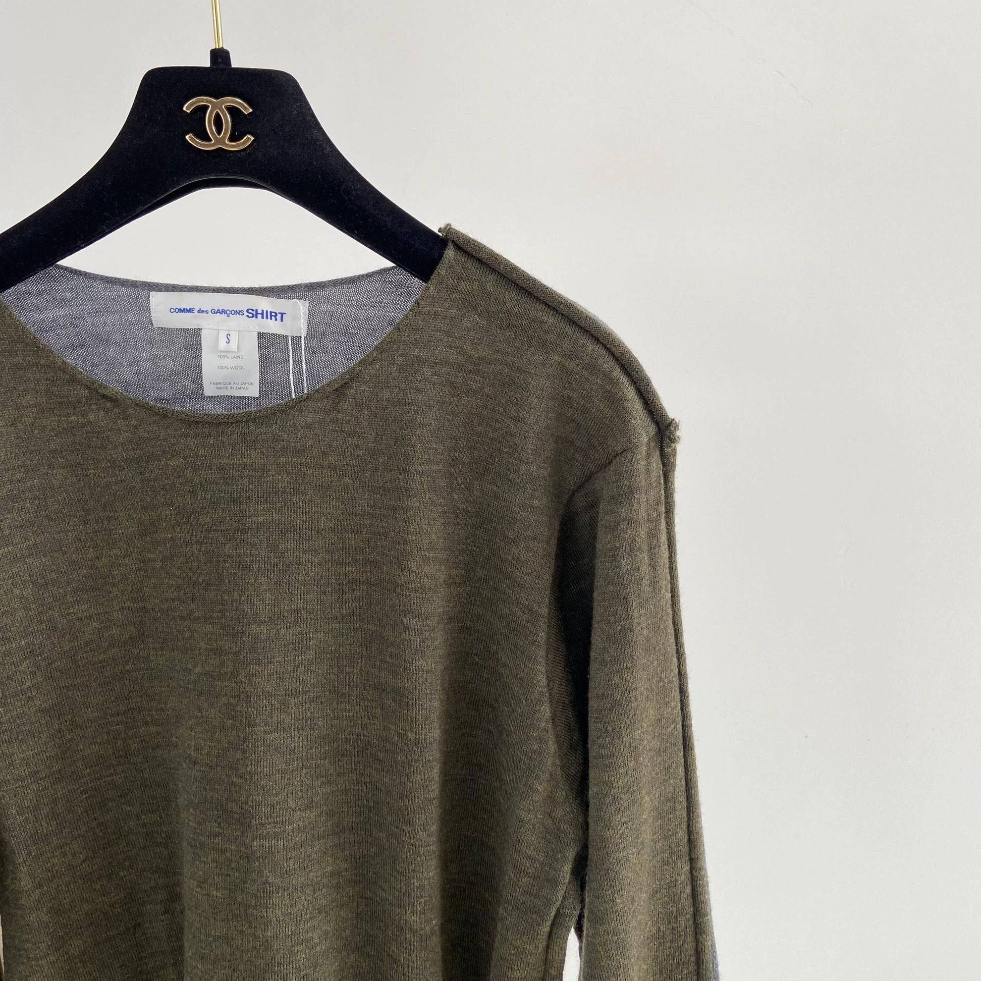 Comme des Garcons SHIRT CDG SHIRT colorblocked knit top S 7087 Size S / US 4 / IT 40 - 3 Thumbnail