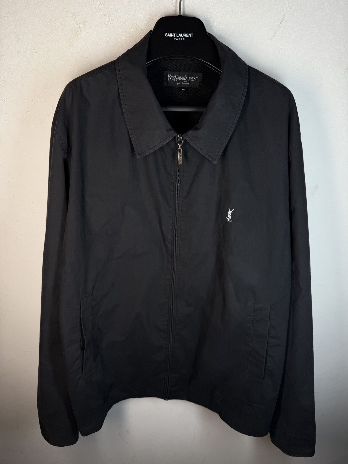 Yves Saint Laurent Black YSL Jacket YSL Bomber Size US XXL / EU 58 / 5 - 24 Thumbnail