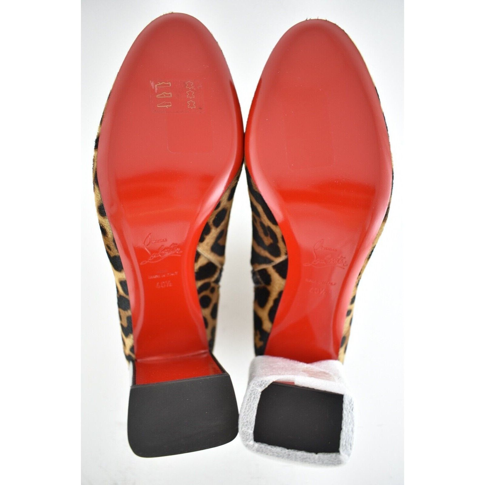 Christian Louboutin Christian Louboutin Castarika 85 Pony Leopard Black Ankle Size US 10.5 / IT 40.5 - 11 Thumbnail
