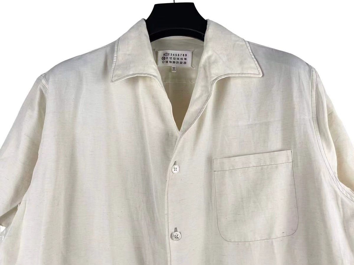 Maison Margiela Maison Margiela Button-Up Short-Sleeves Shirt Size US L / EU 52-54 / 3 - 3 Thumbnail