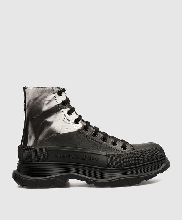 Alexander McQueen o1y1024 Ankle Boots in Black Size US 9.5 / EU 42-43 - 2 Thumbnail