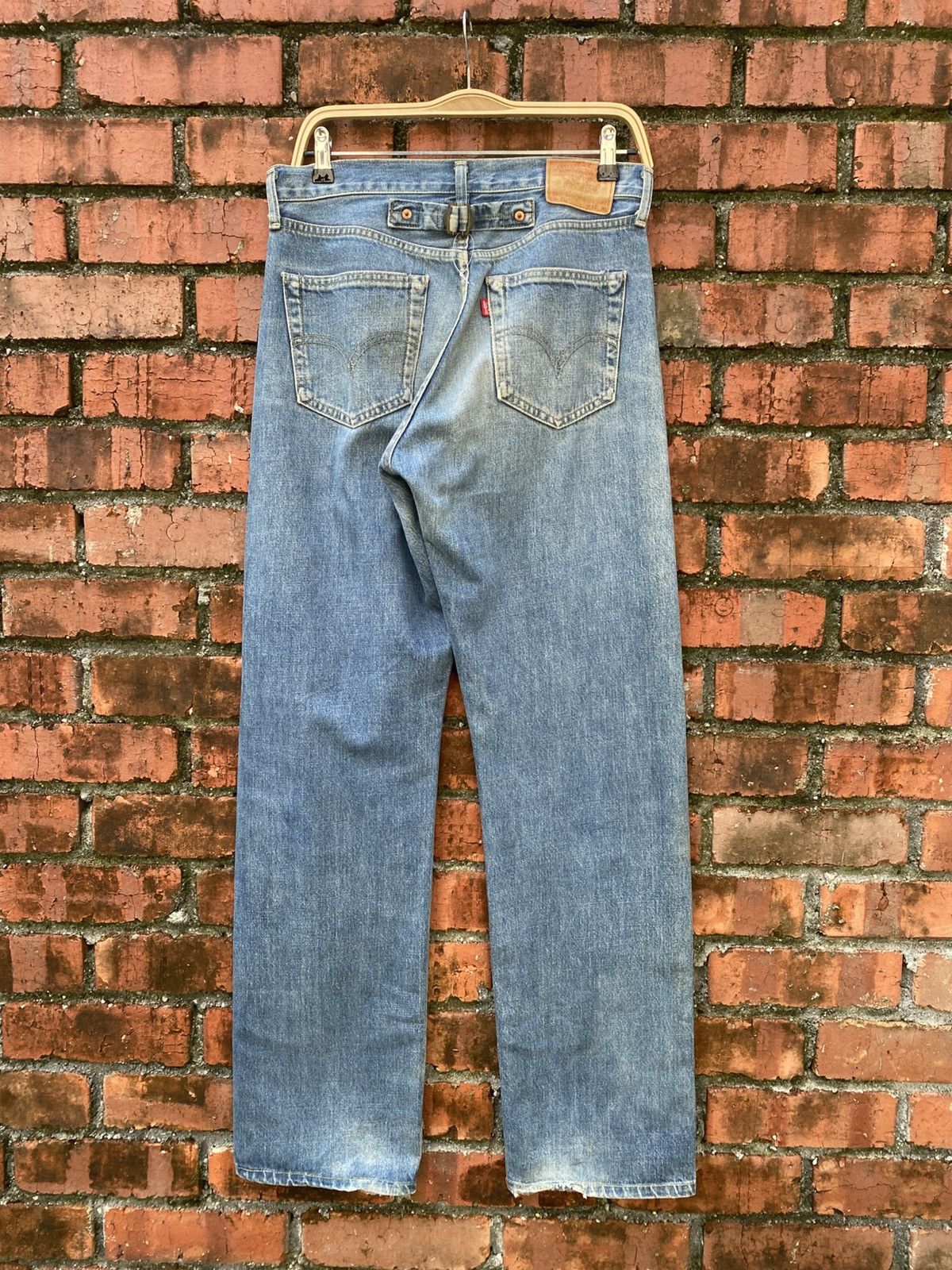 Levi's Vintage Clothing W31x33 Vintage levi's 702 redline big E buckle back Size US 31 - 1 Thumbnail