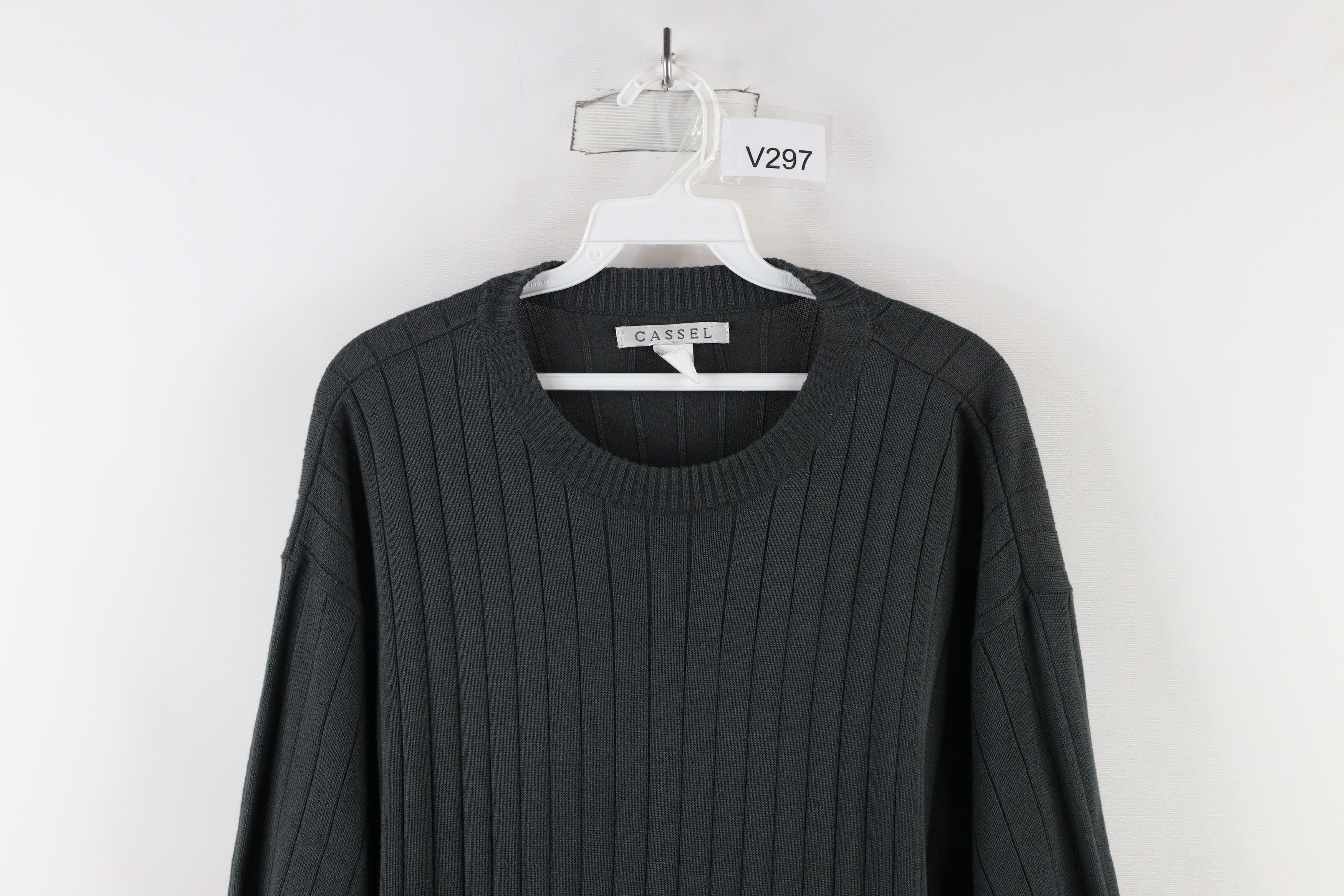 Vintage Vintage 90s Streetwear Ribbed Knit Short Sleeve Sweater Size US XL / EU 56 / 4 - 2 Thumbnail